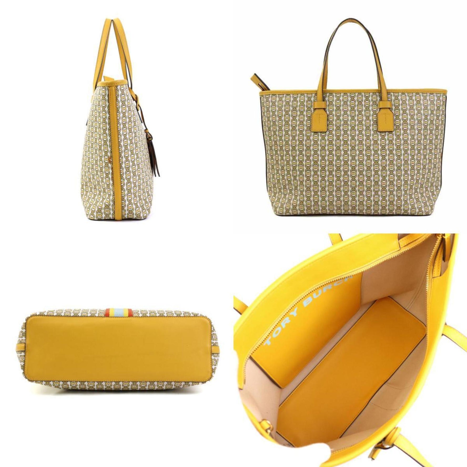 Tory Burch handbag shoulder bag coated canvas leather