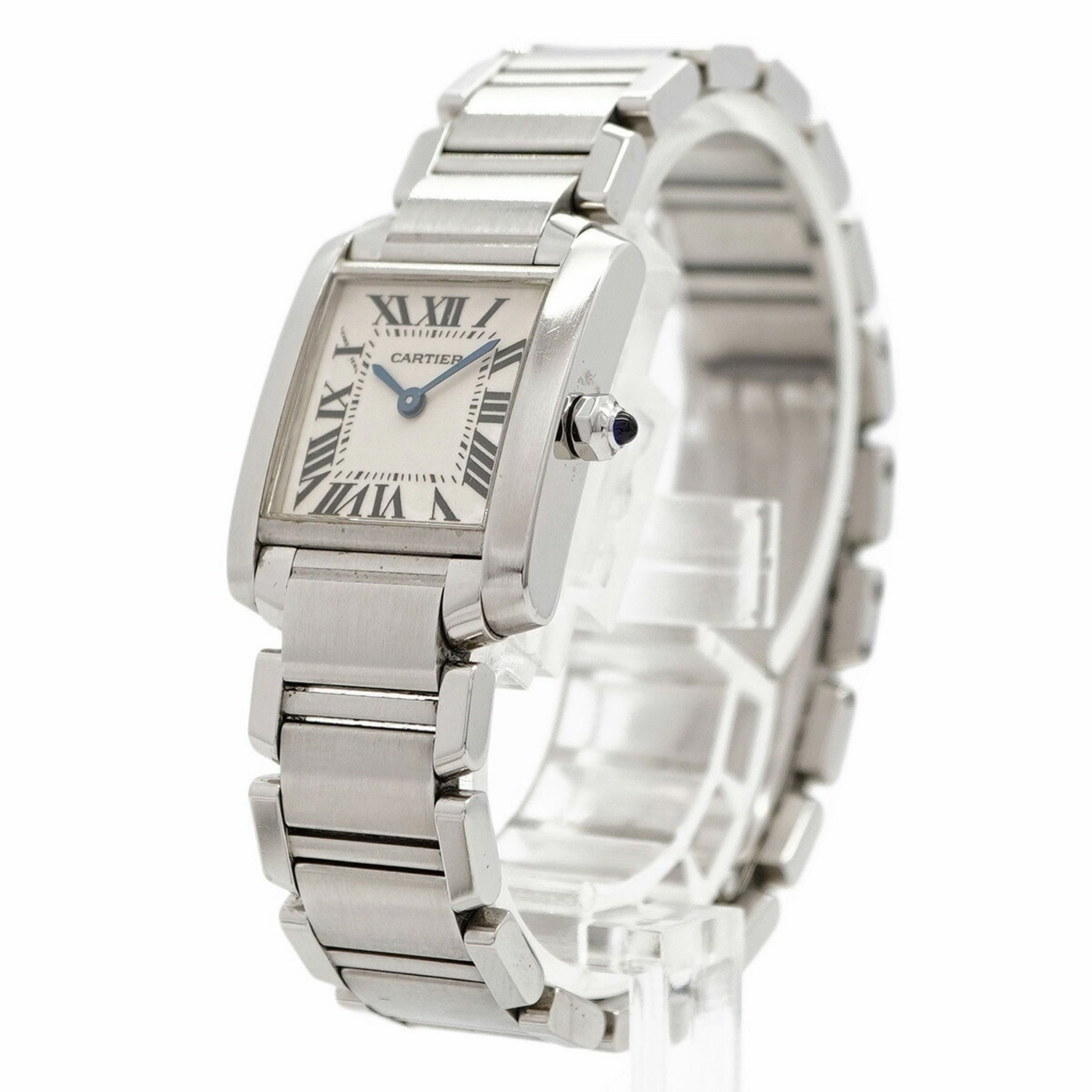 Cartier Tank Française SM White Dial Watch
