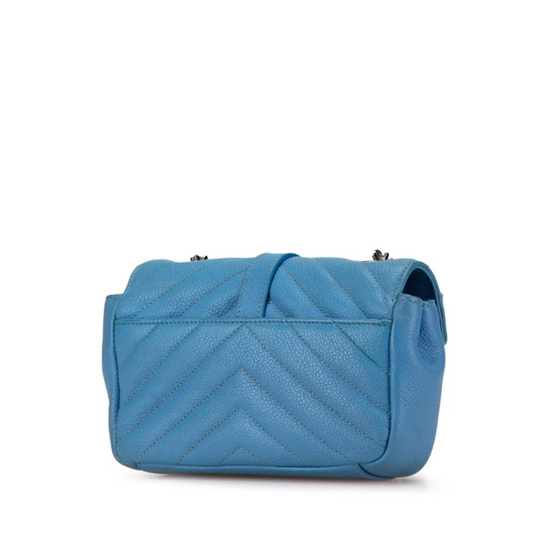 Saint Laurent YSL Baby Chai Chain Shoulder Bag Leather