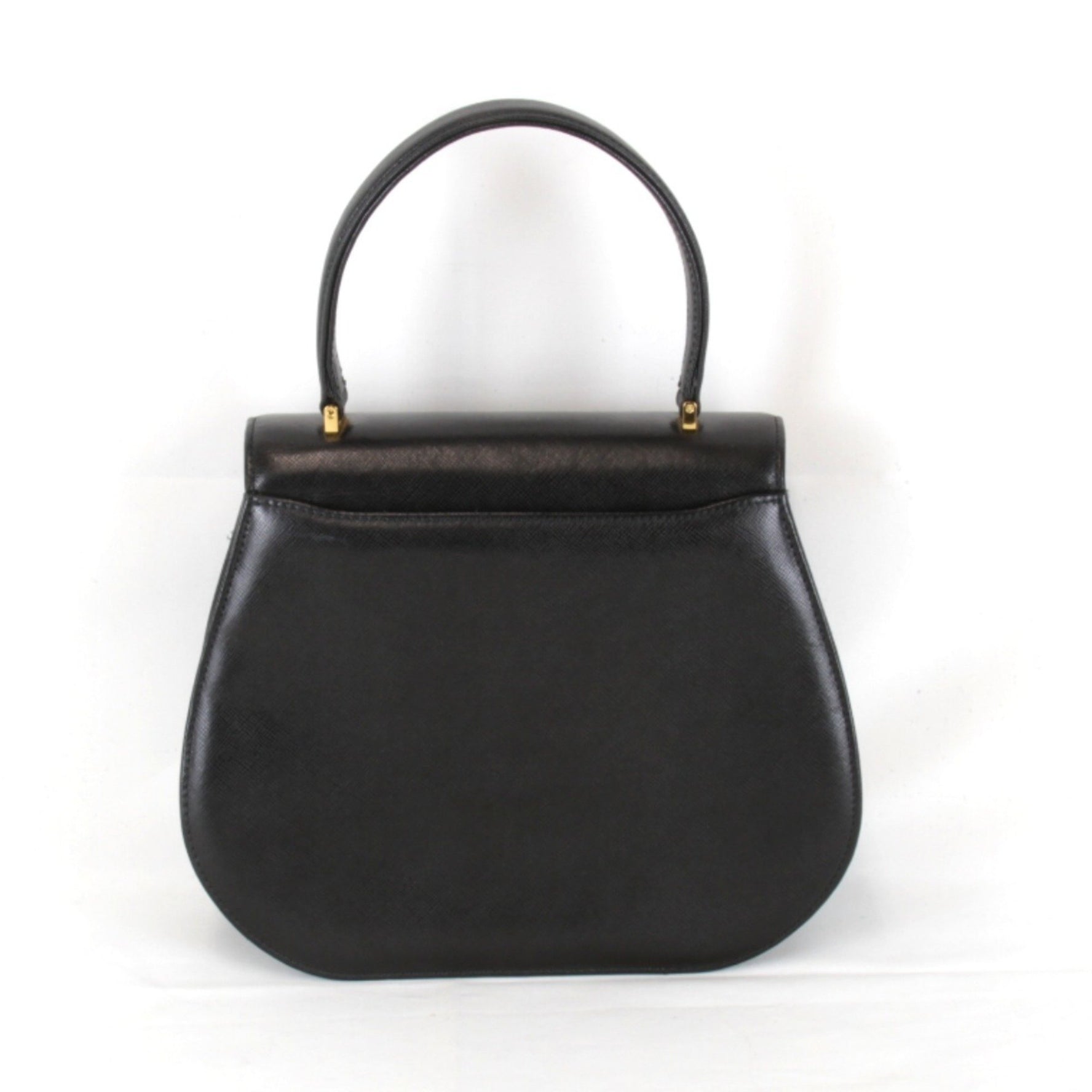 GIVENCHY Mini Turnlock Handbag in Black Leather for Women
