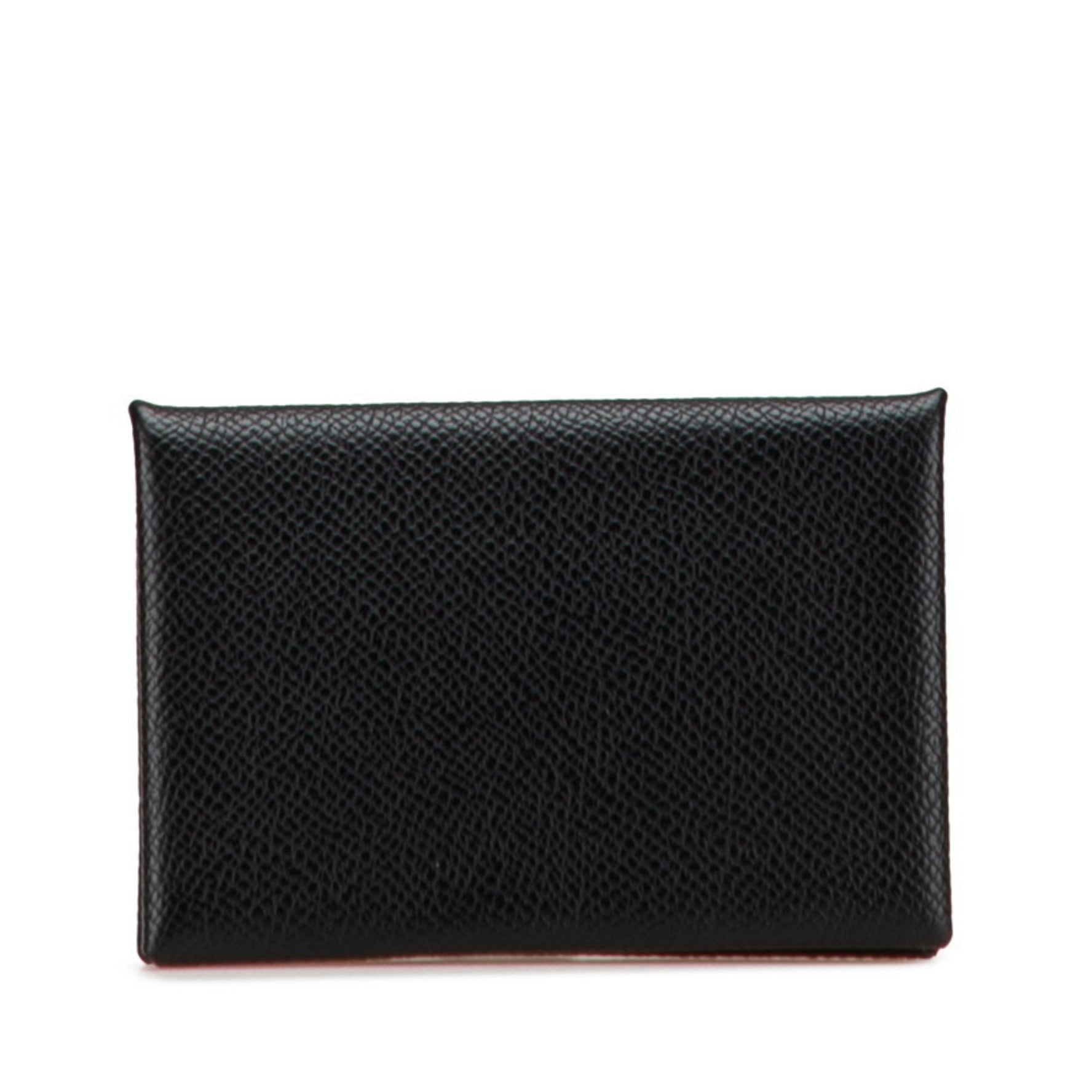 Hermes Hermès Calvi card case and coin in Epsom leather .