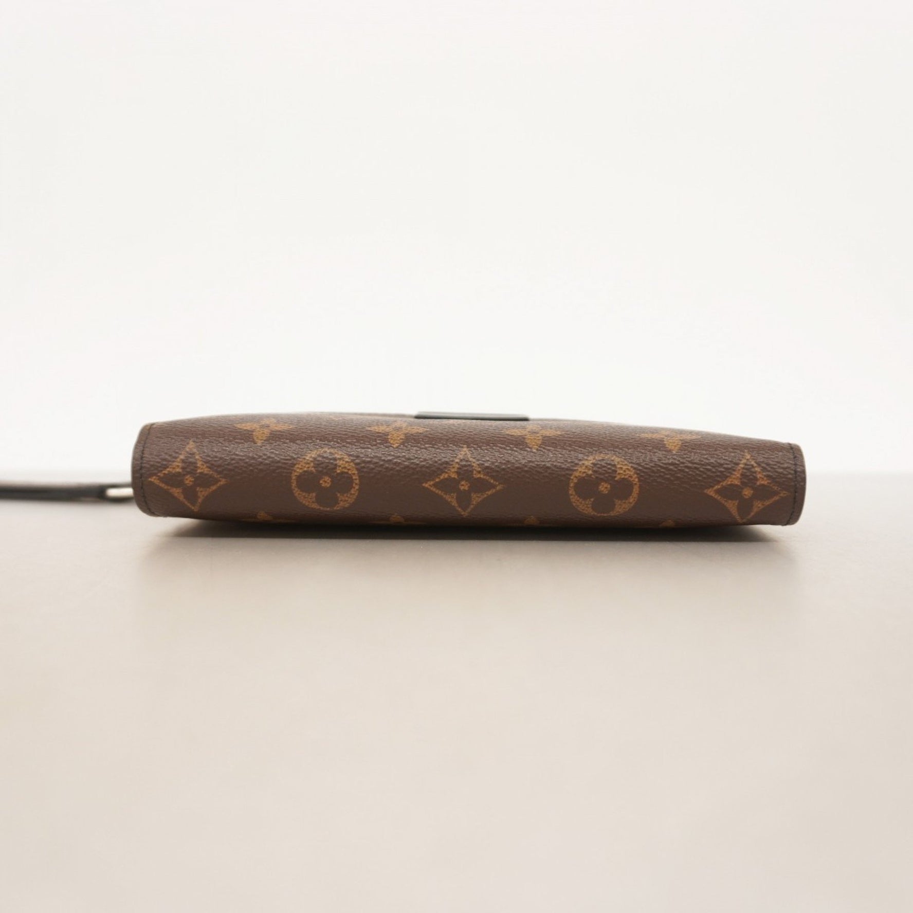Louis Vuitton Monogram Macassar Zippy Dragonne Long Wallet Brown Noir