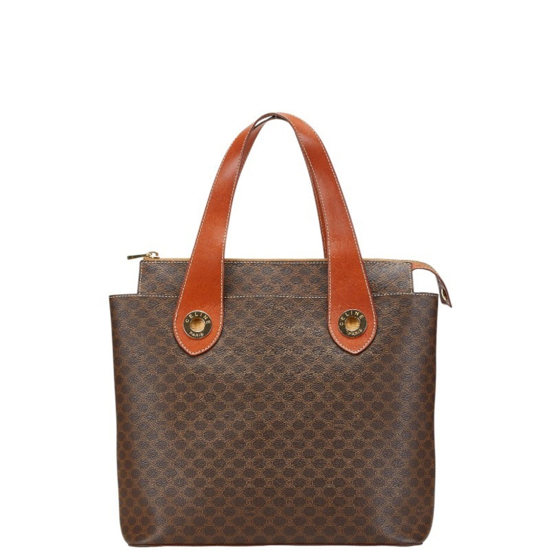 Celine Macadam Handbag Tote Bag PVC Leather