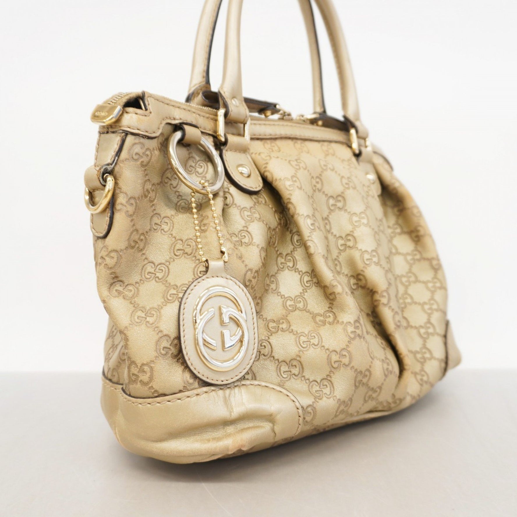 Gucci handbag Guccissima leather bag