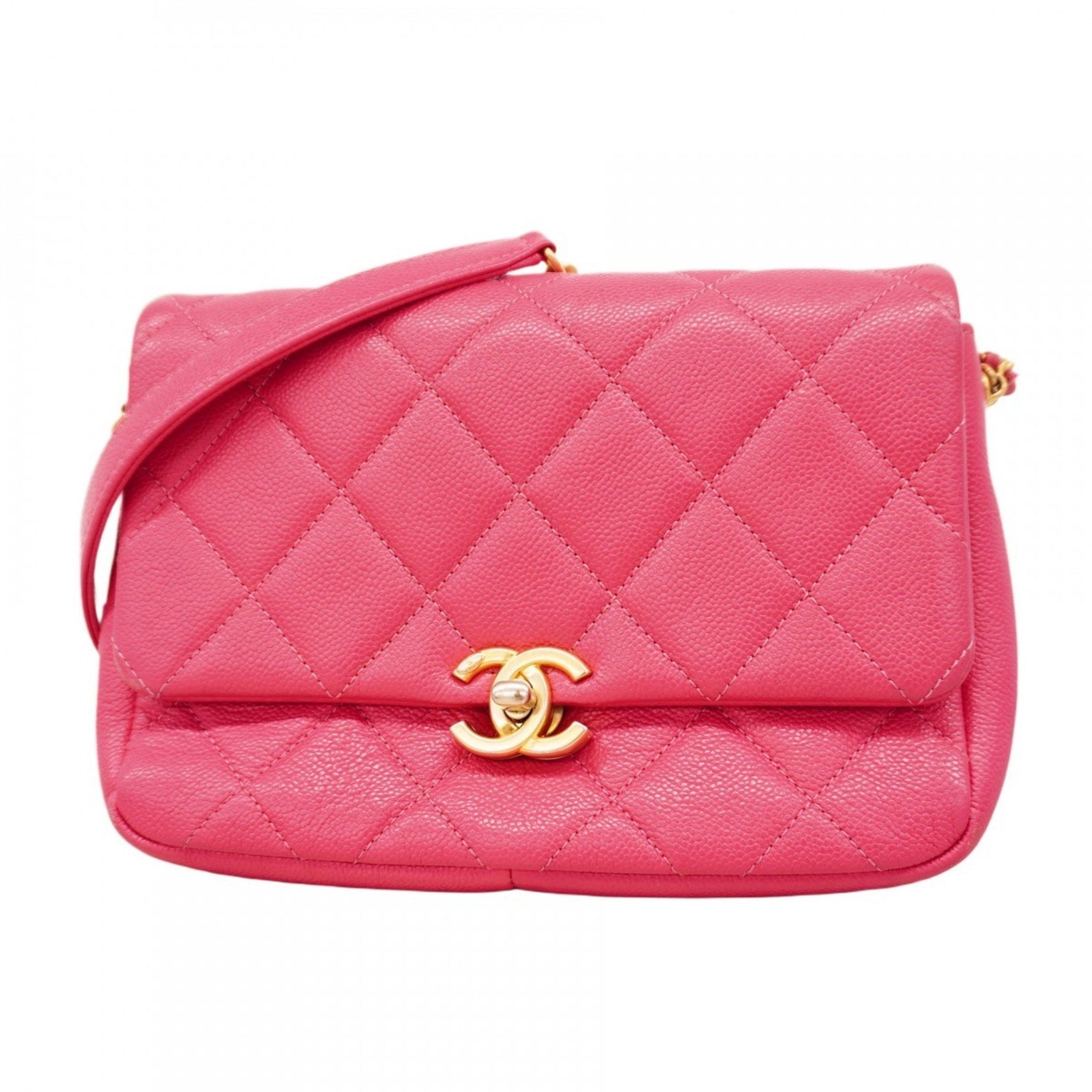 Chanel Matelasse Shoulder Bag in Caviar Skin
