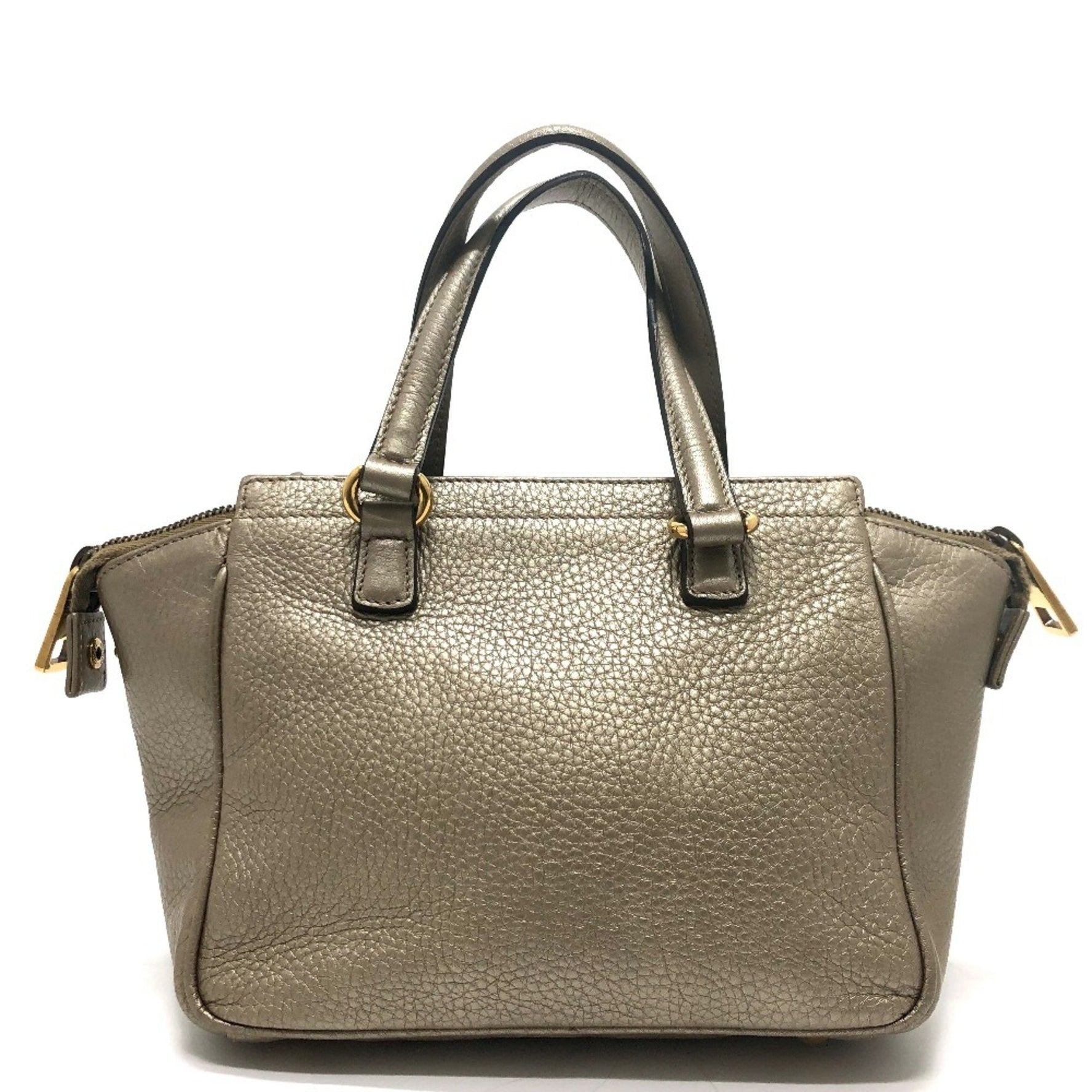 GUCCI GG Double G Detail Handbag Leather