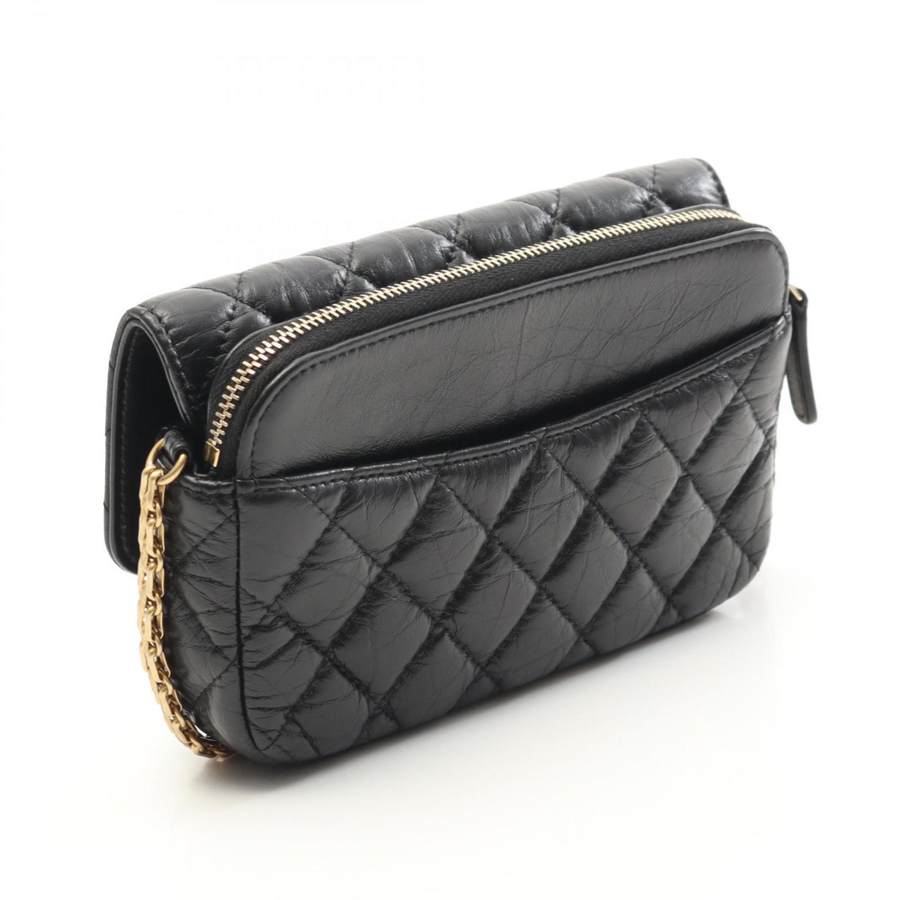 CHANEL 2.55 Matelasse Shoulder Bag in Calfskin Leather