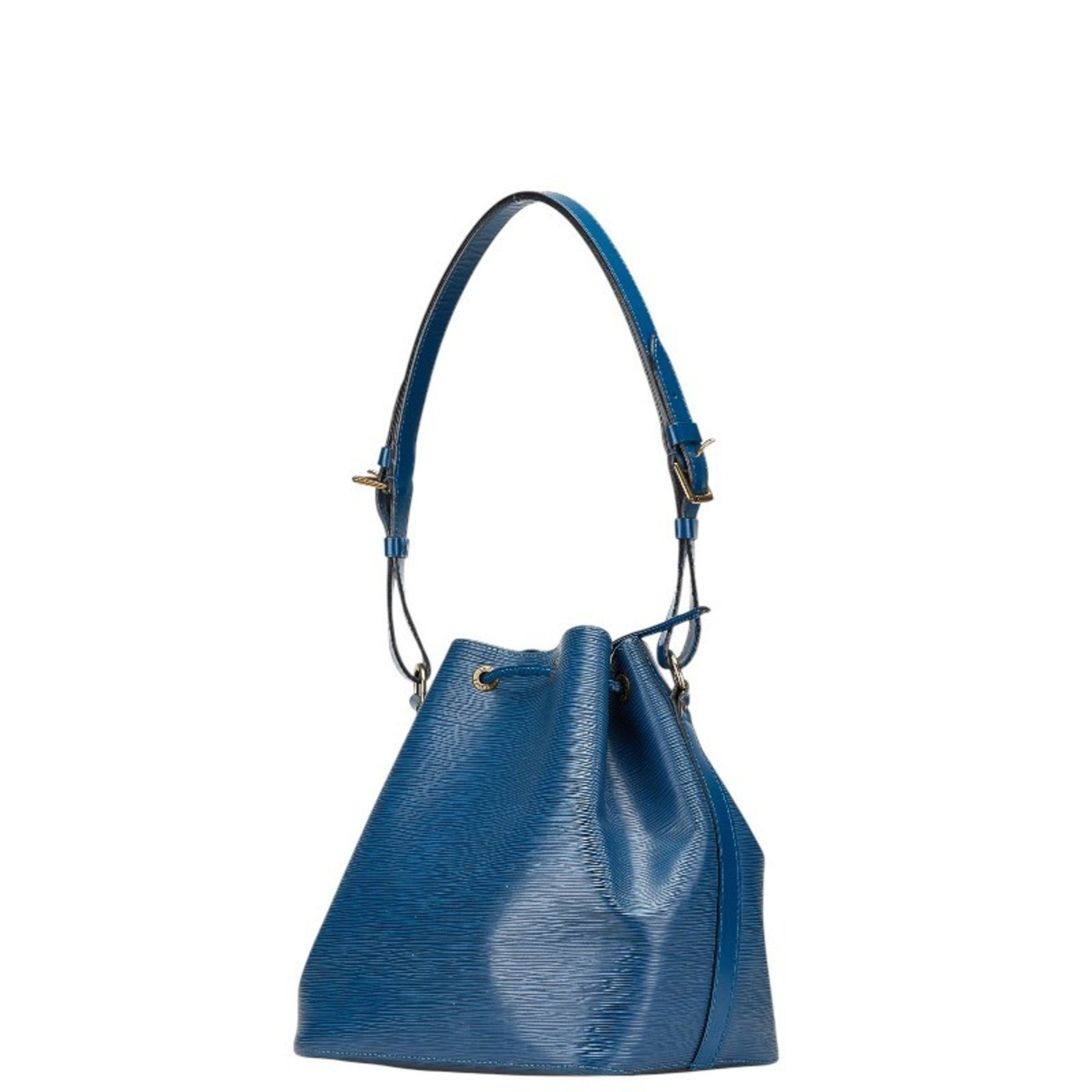 Louis Vuitton Epi Petit Noe Bag Toledo Blue Leather
