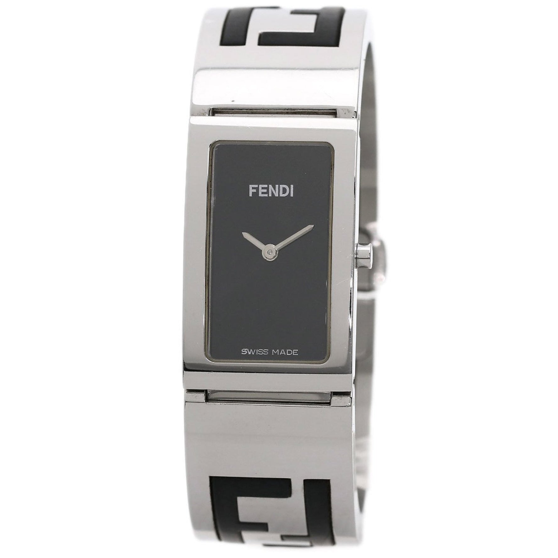 FENDI Bangle Watch Stainless Steel SS Ladies