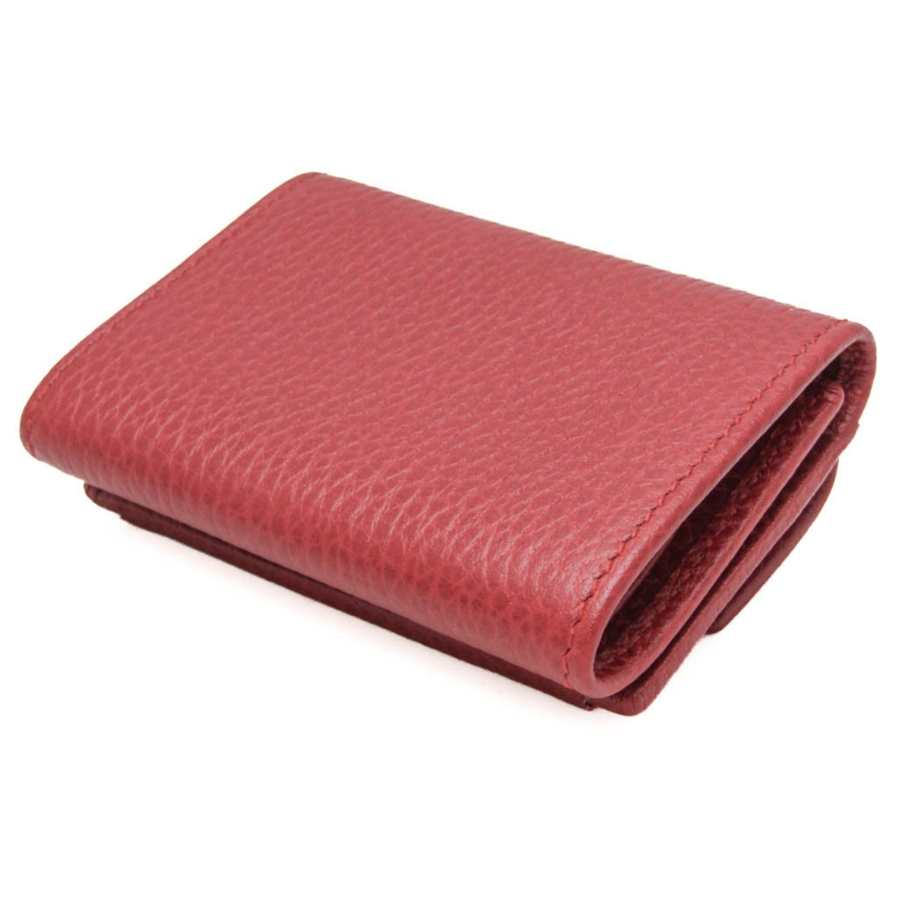 Gucci Petit Marmont Leather Wallet (tri-fold) Red Color