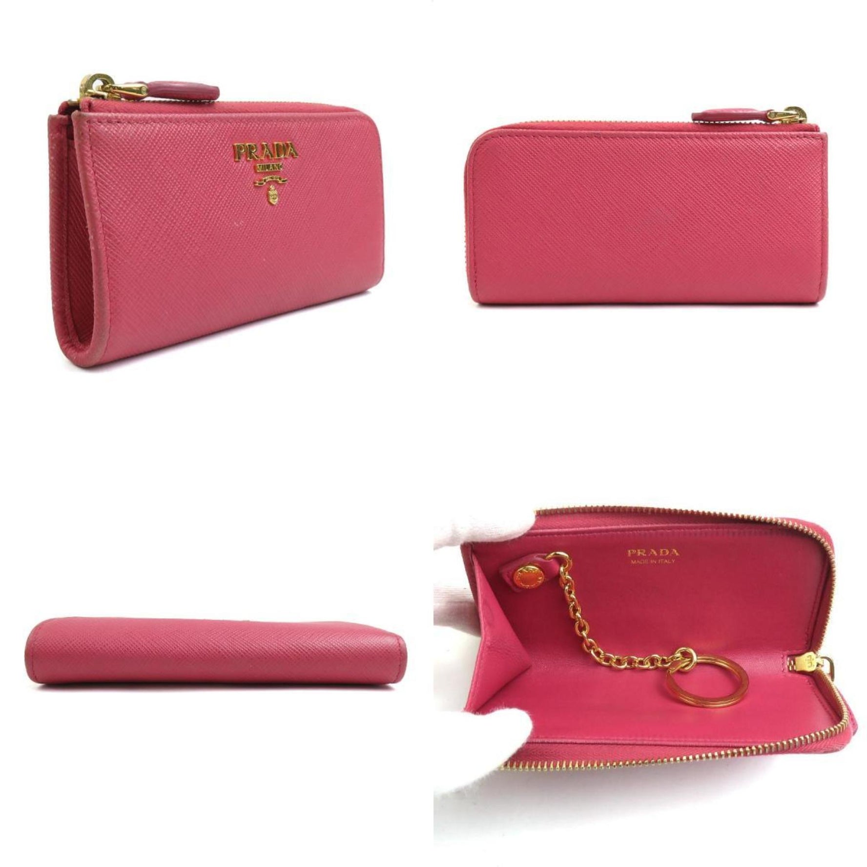 PRADA wallet/coin case leather pink ladies 1PP026 t19603a
