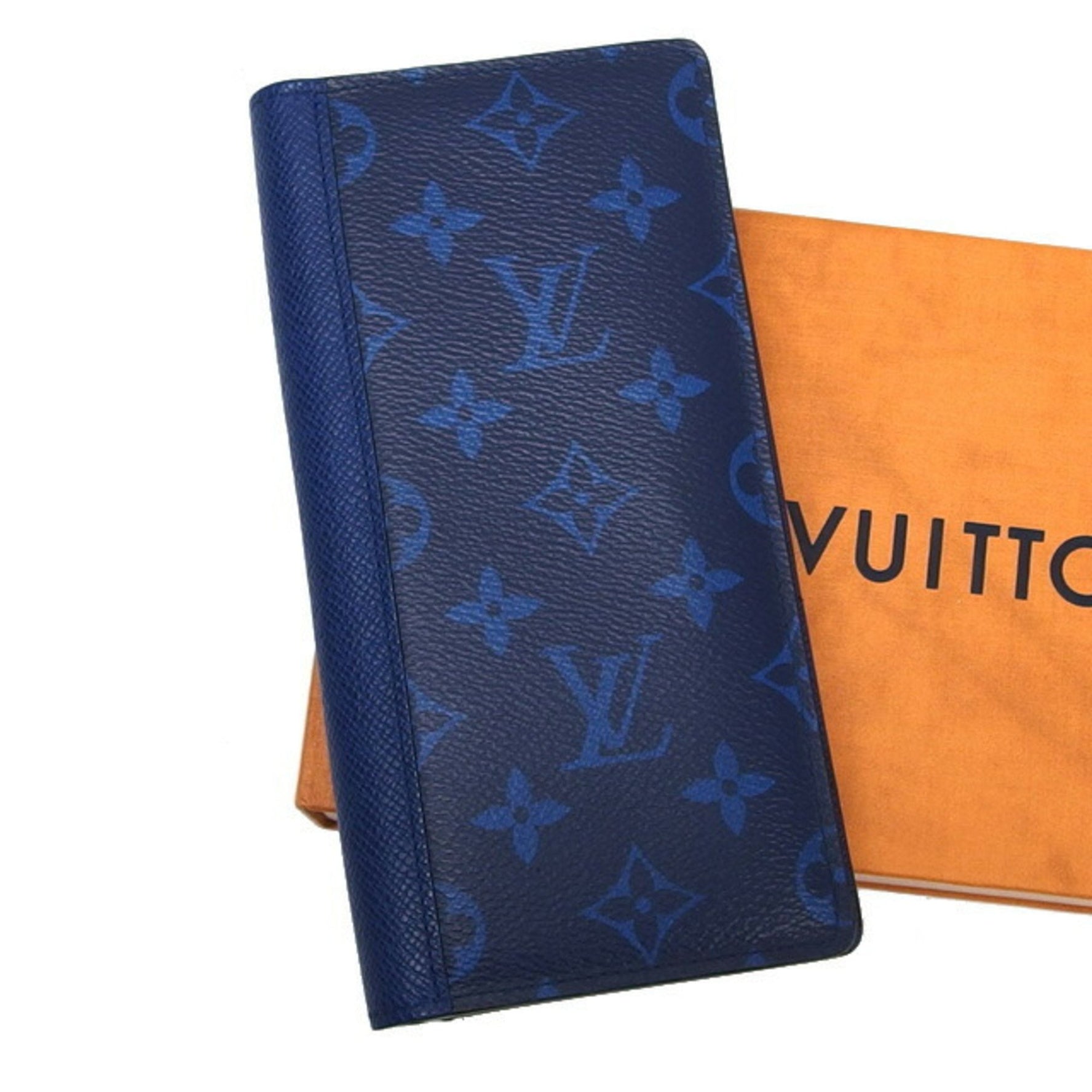 Louis Vuitton Monogram Taigarama Brazza Wallet Long Wallet