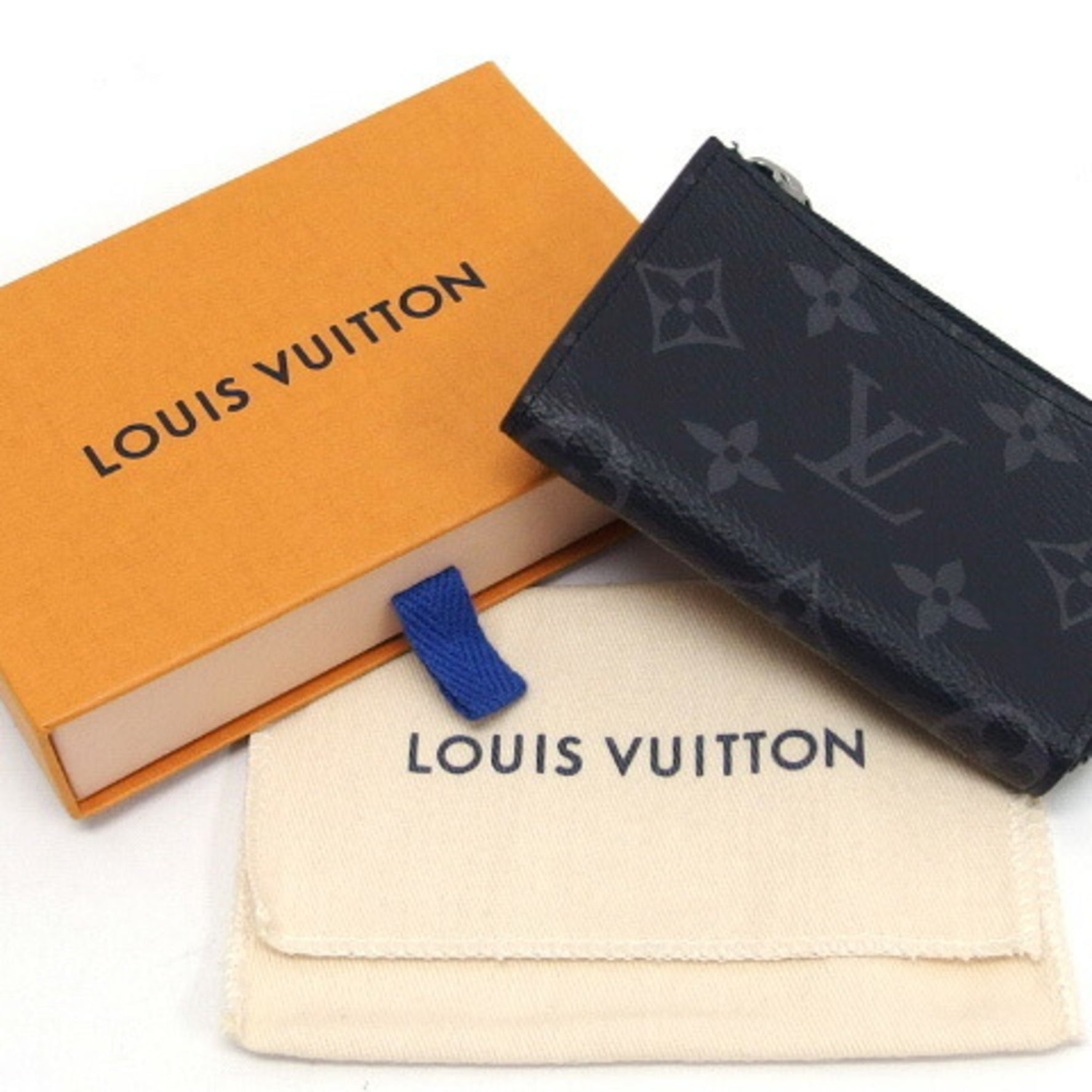 Louis Vuitton Monogram Eclipse Portomone Joule Coin Case