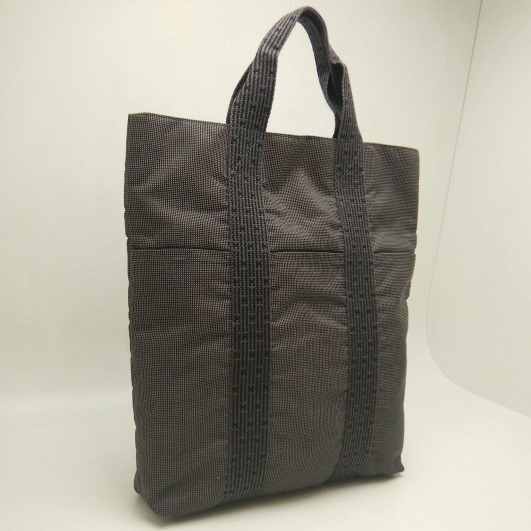 HERMES Air Line Cabas Tote Bag, Polyester, Men's