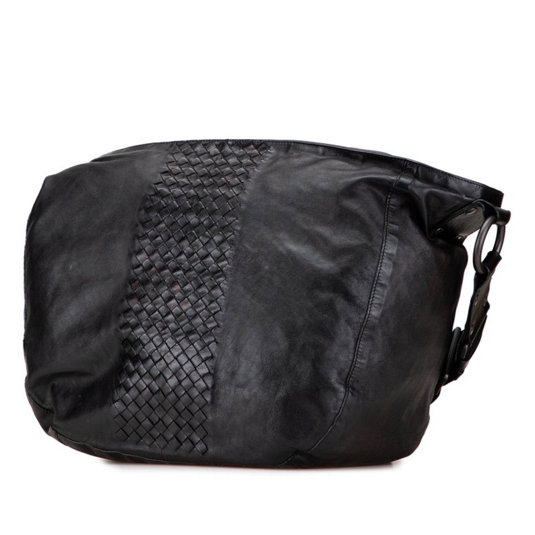 Bottega Veneta Intrecciato Shoulder Bag in Leather