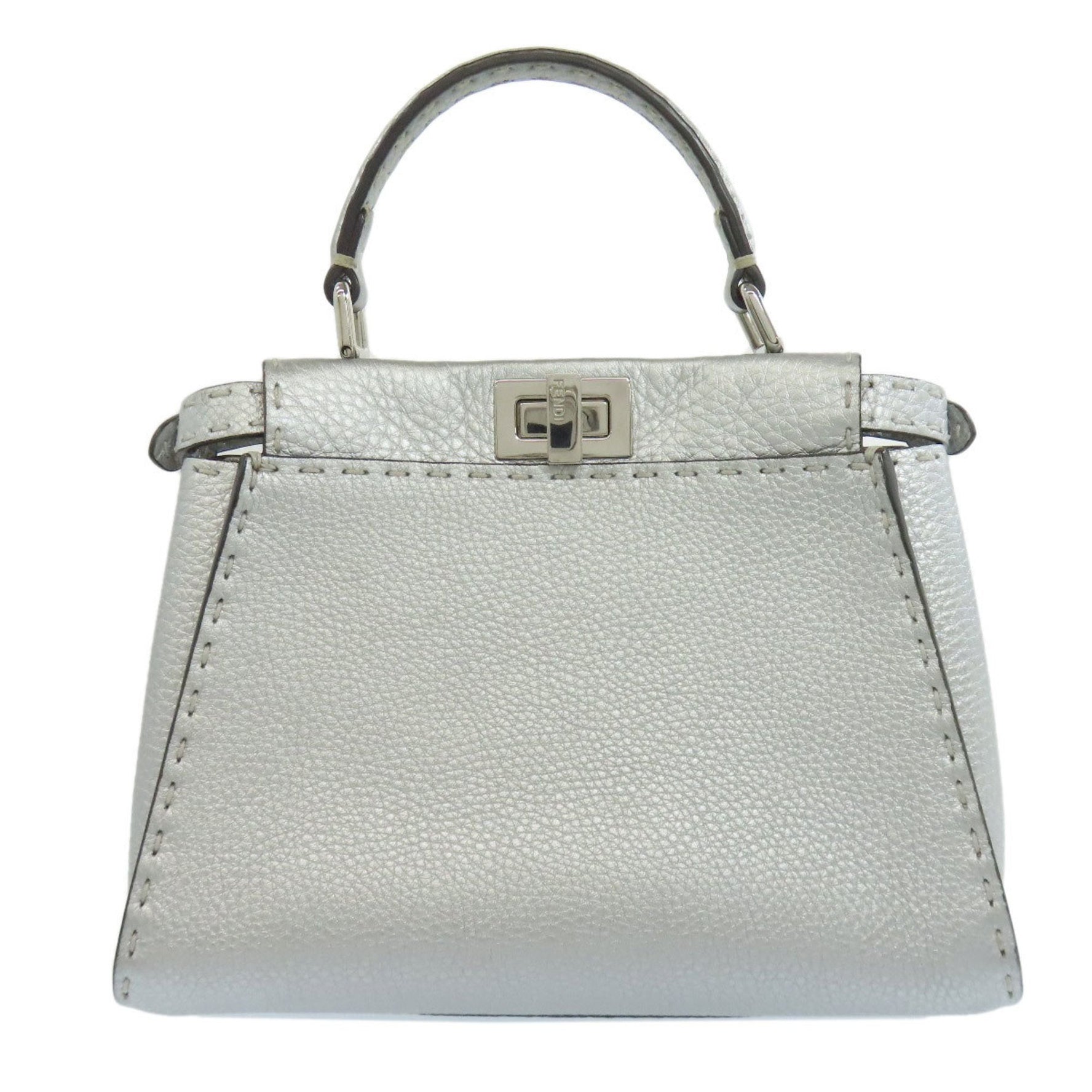 Fendi Peekaboo Mini Selleria Handbag in Calfskin
