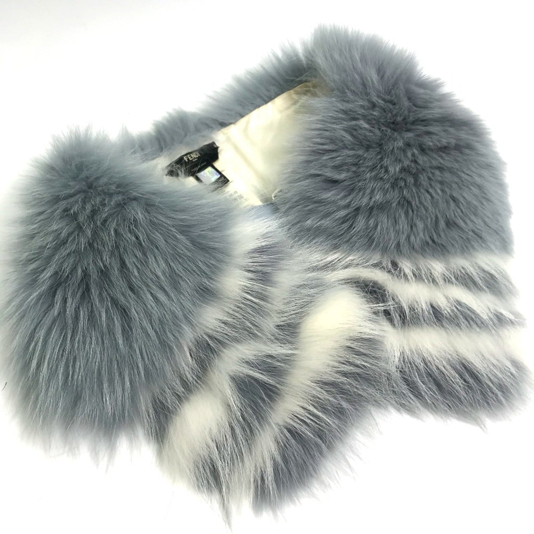 Fendi Snood Scarf White