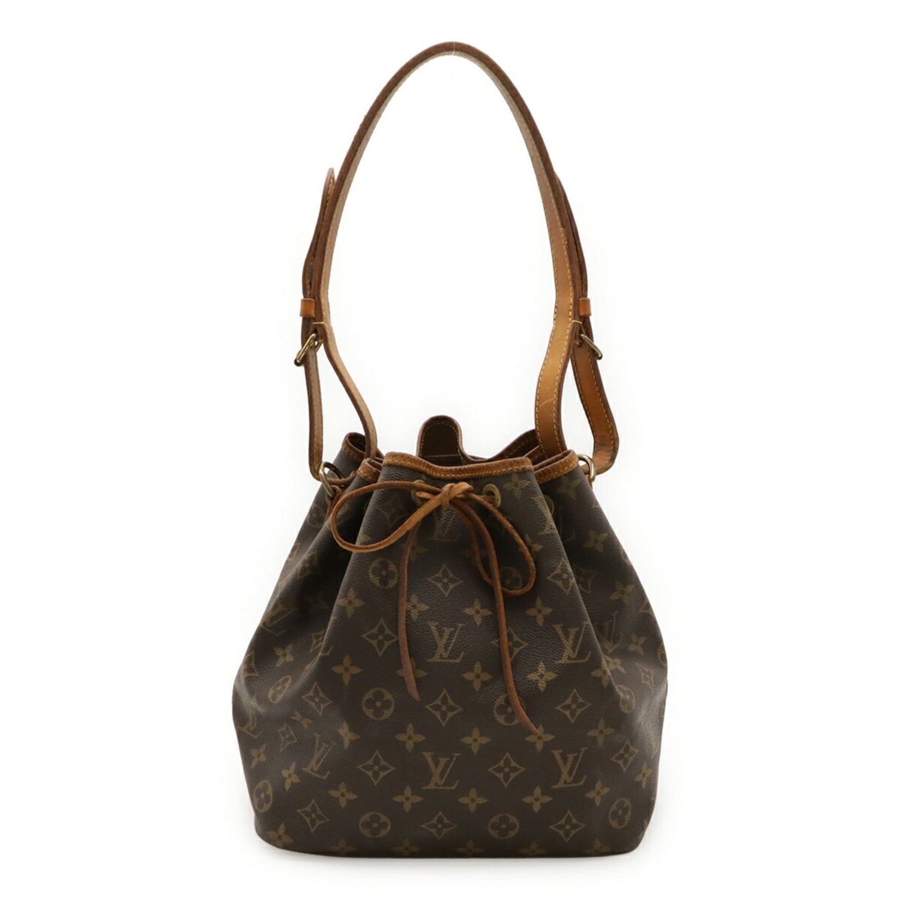 LOUIS VUITTON Monogram Petit Noe Shoulder Bag, Model