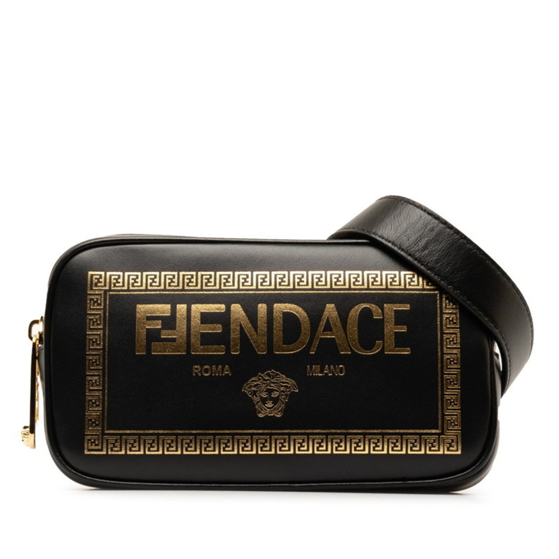 FENDI x Versace FENDACE Fendace Shoulder Bag Leather