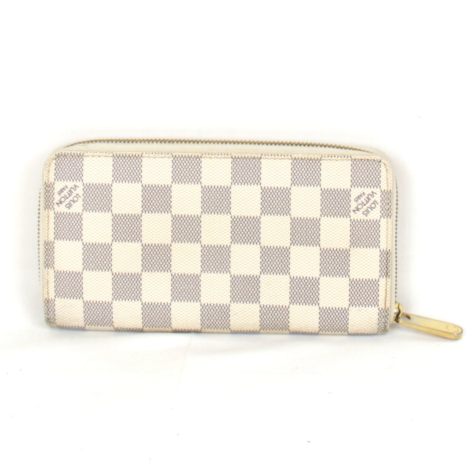 Louis Vuitton Zippy Wallet Long Damier Azur Canvas