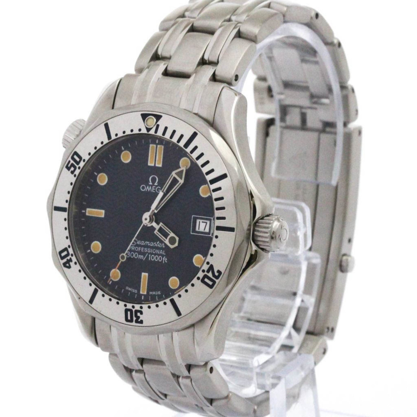 OMEGA Seamaster Professional Steel Mid Size Watch 2562.80 Polished