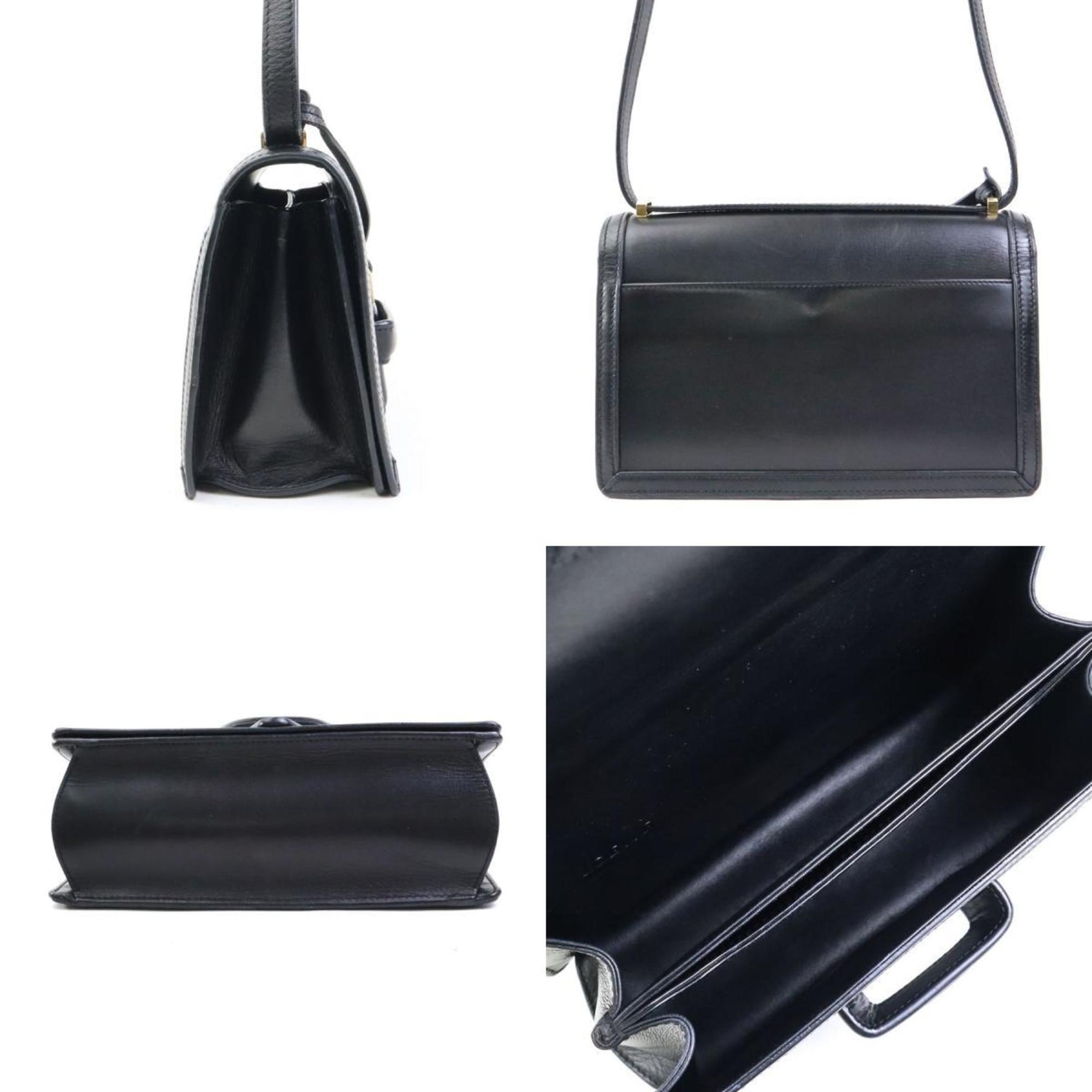 LOEWE shoulder bag Barcelona leather gold ladies
