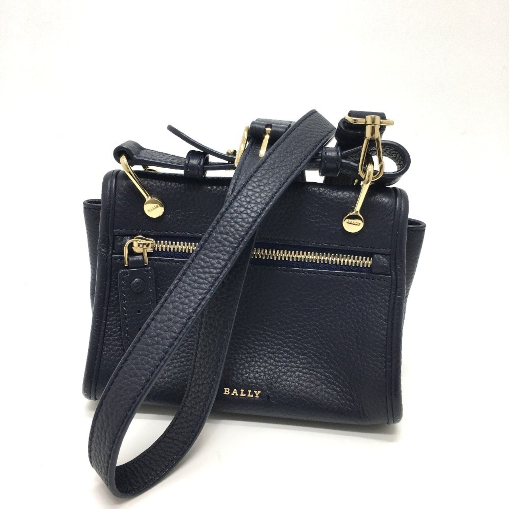 BALLY Logo Shoulder Bag in Leather
