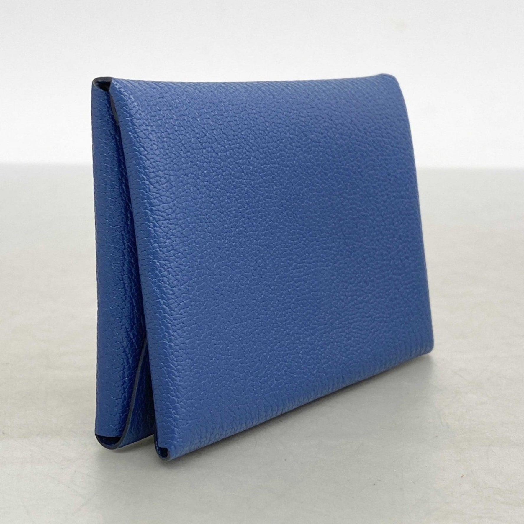Hermes Hermès Calvi Duo Chevre Tie Wallet/Coin Case, K Stamp, Men's/Women's