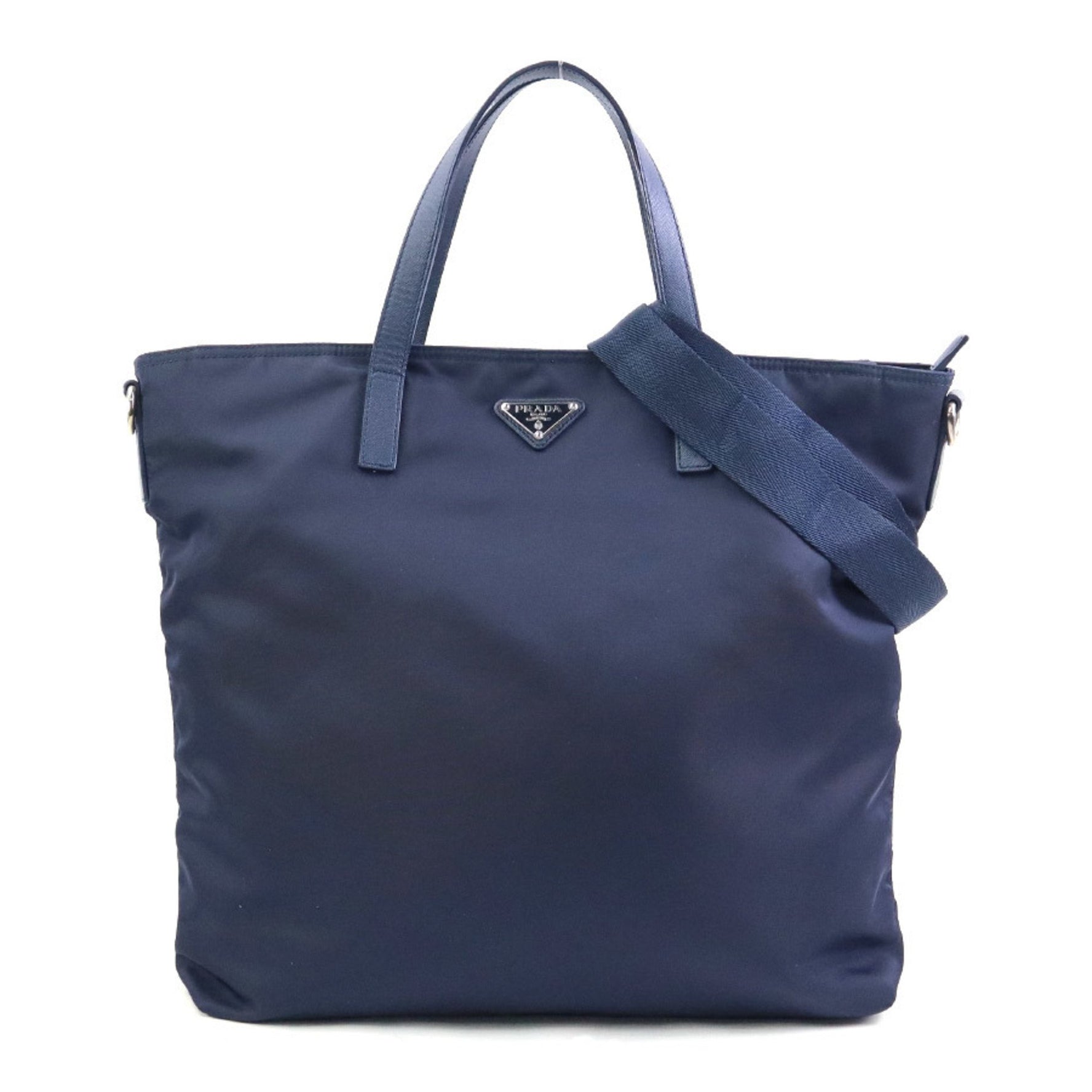 PRADA handbag shoulder bag nylon leather men women