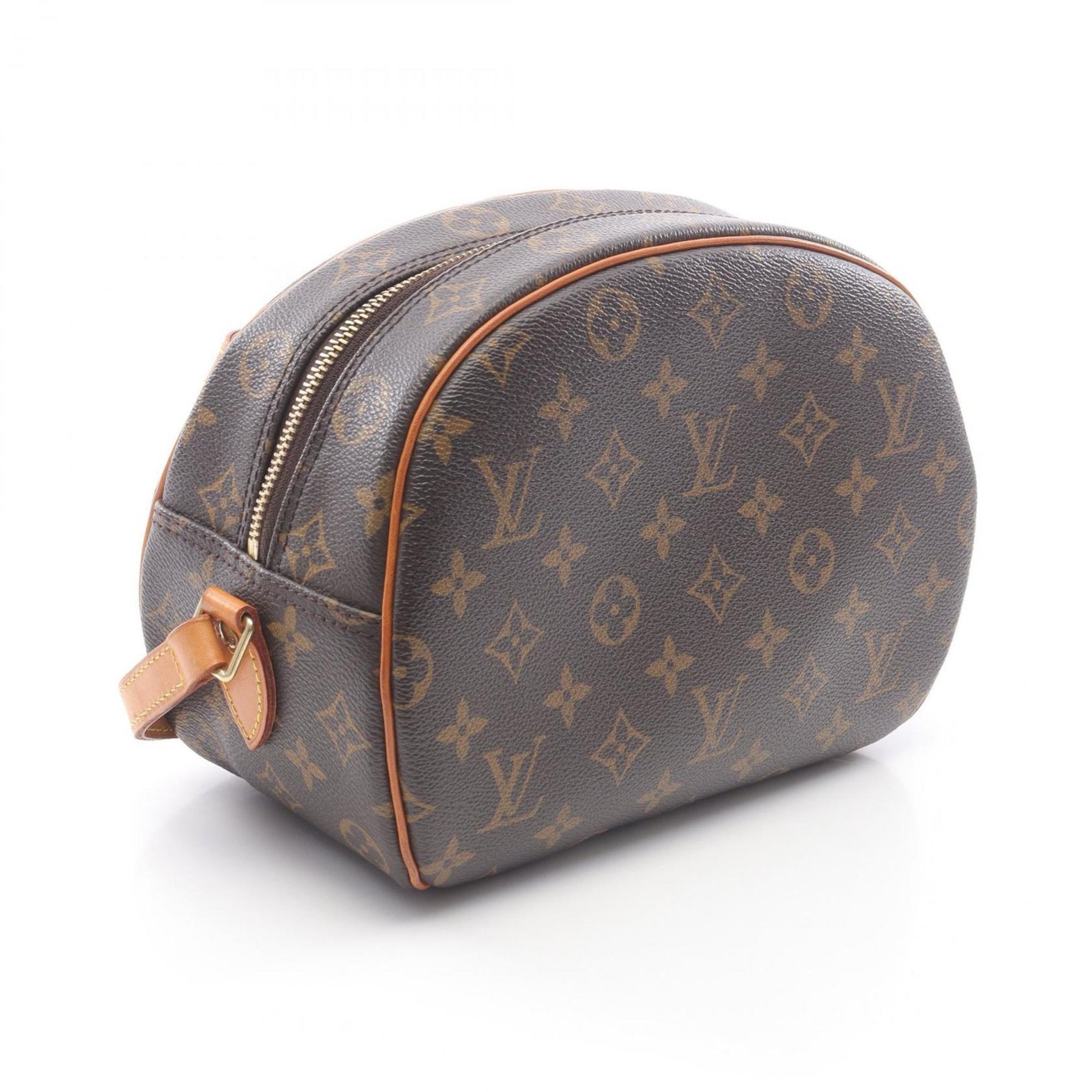 Louis Vuitton Blois Shoulder Bag, Coated Canvas and Leather, Monogram, Brown