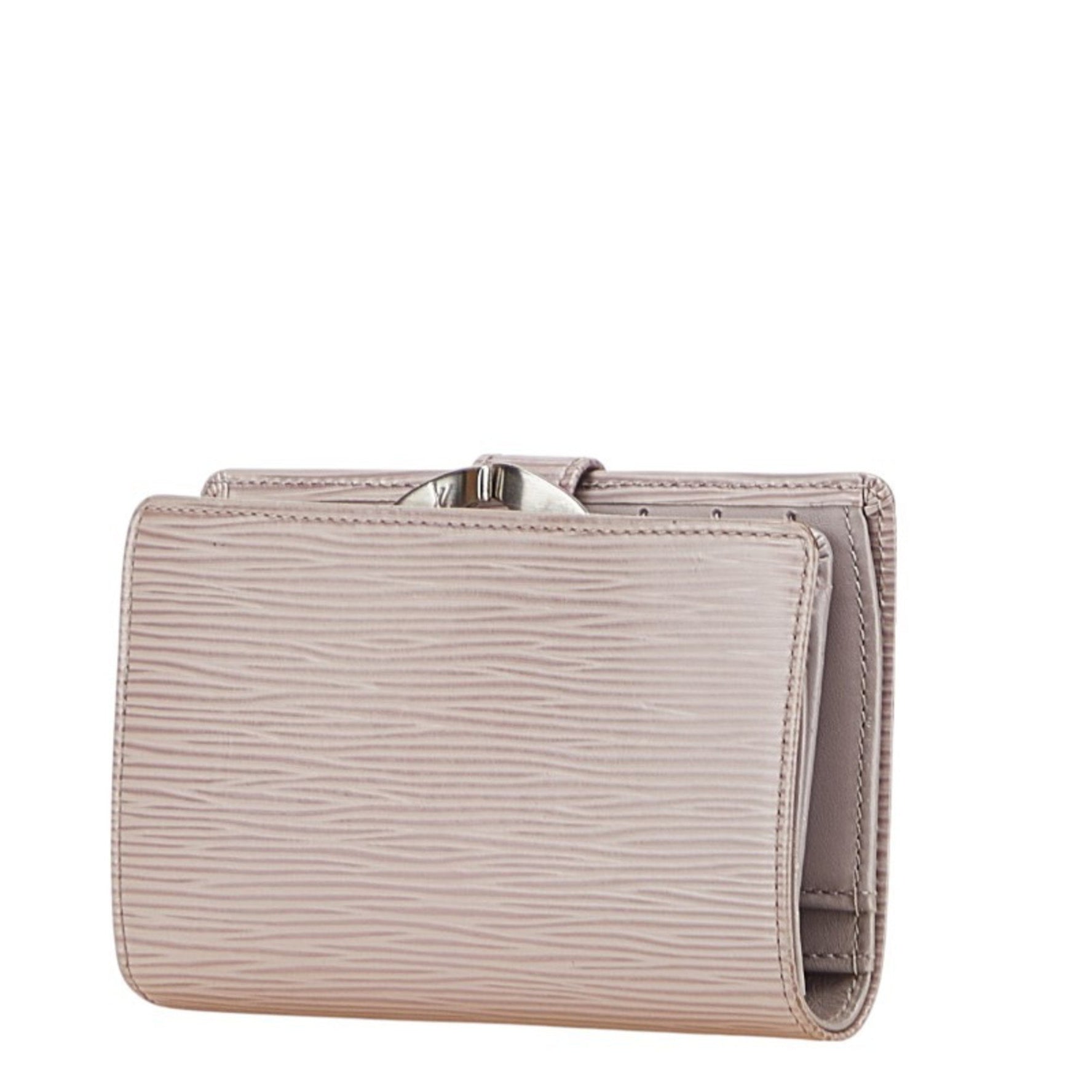 Louis Vuitton Epi Porte Monnaie Bi-fold Wallet Lilac Leather LOUIS VUITTON
