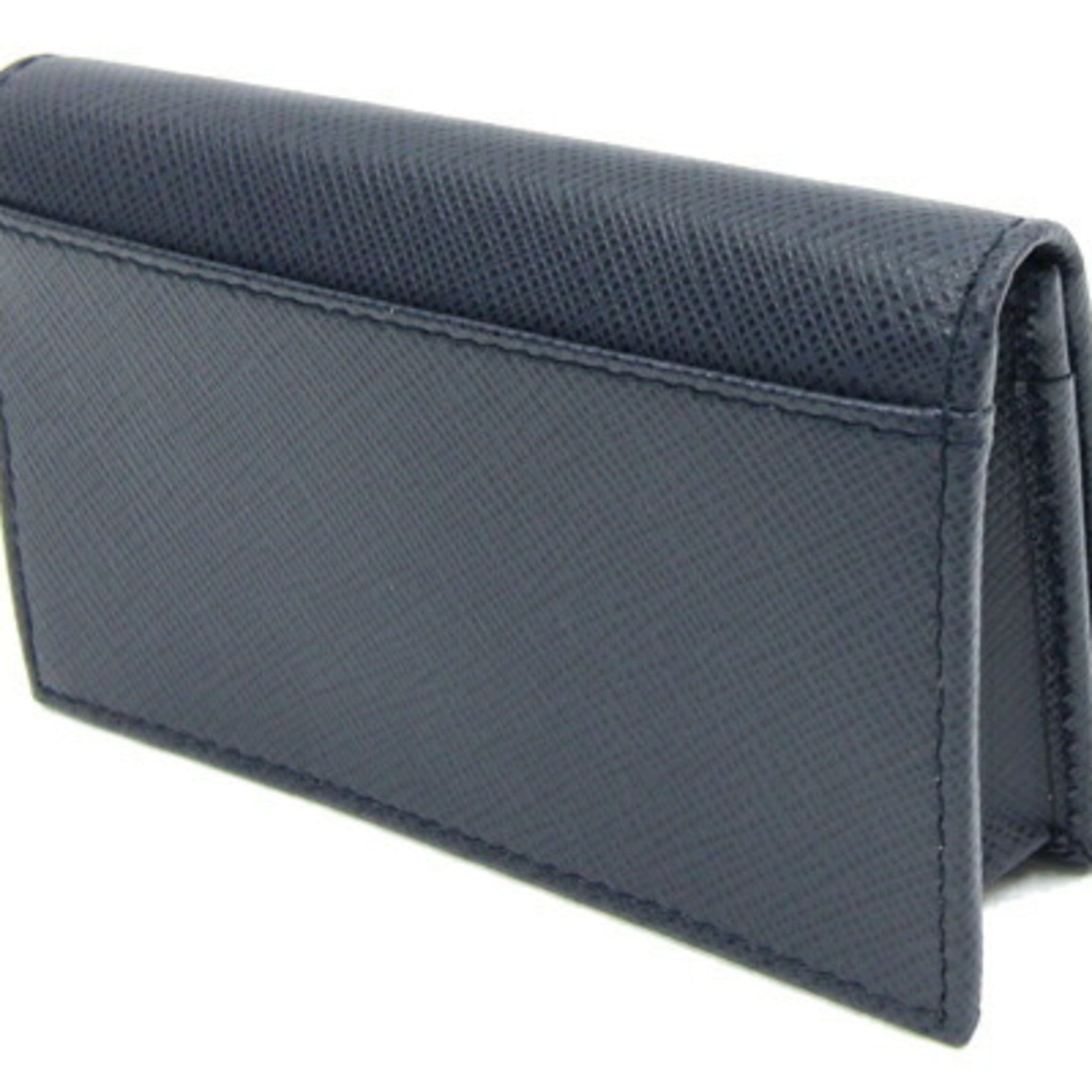 Prada Business Card Holder Leather Case Pass