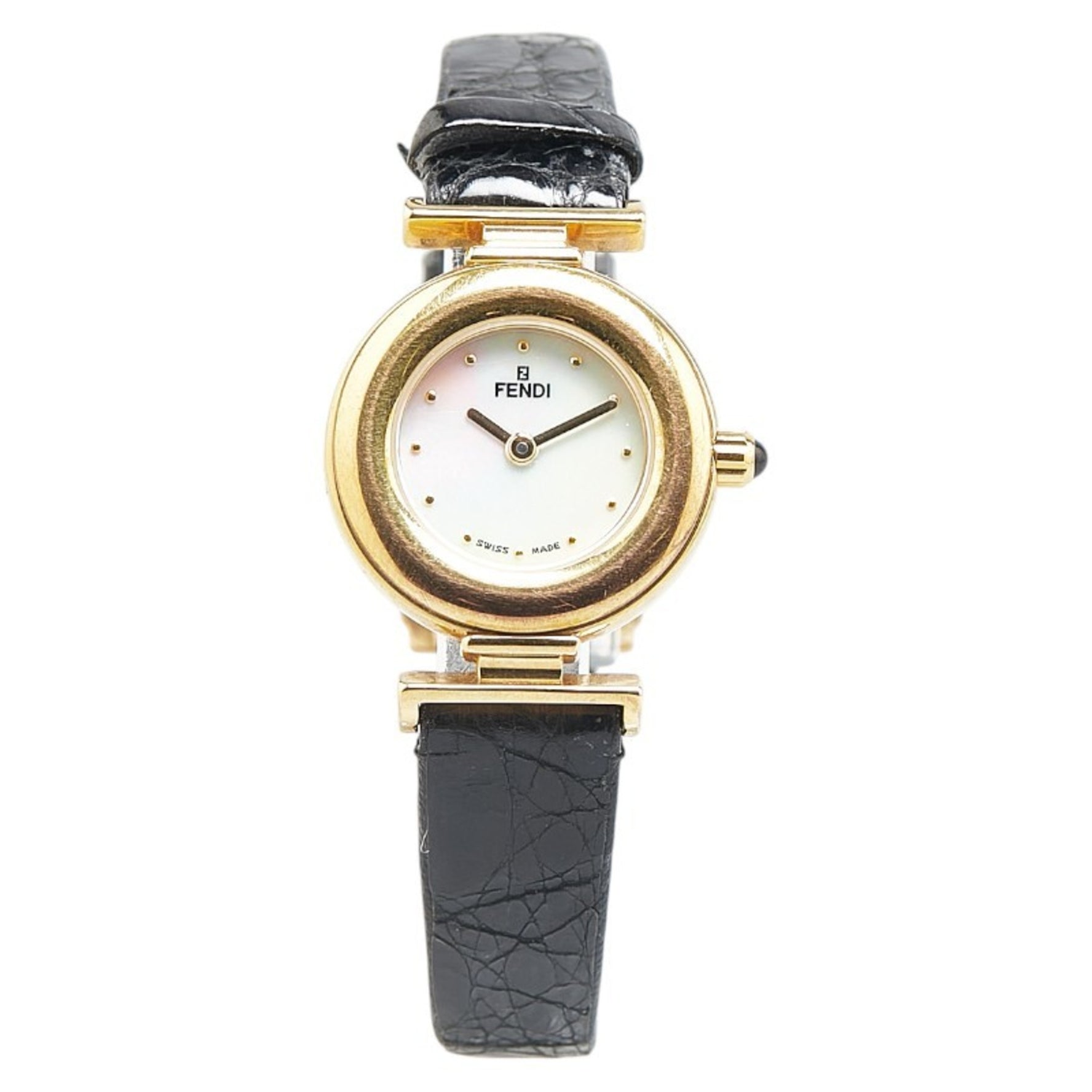 Fendi Belt (non-genuine) Watch Quartz White Dial Stainless Steel