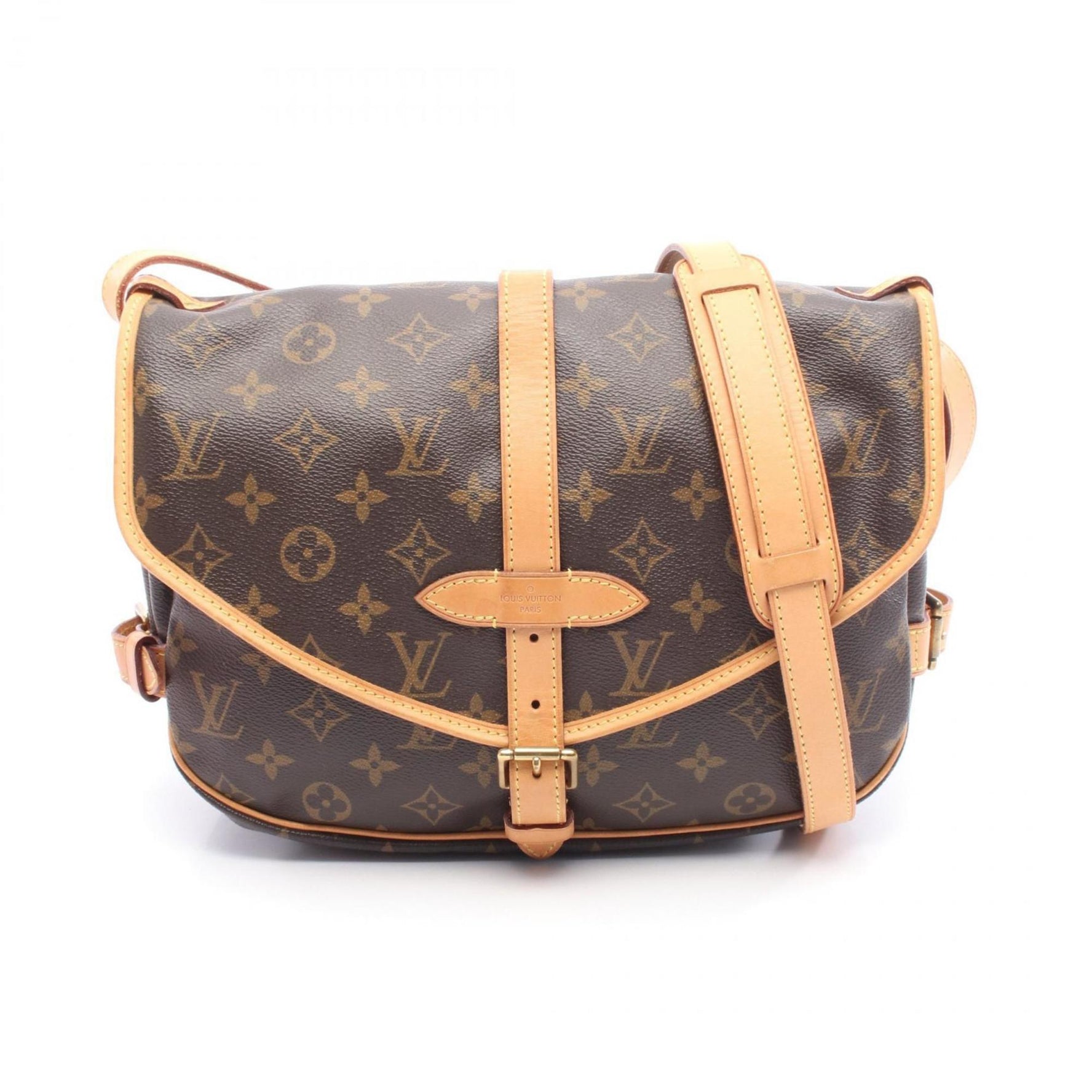 Louis Vuitton Saumur 30 Shoulder Bag, Coated Canvas and Leather, Monogram