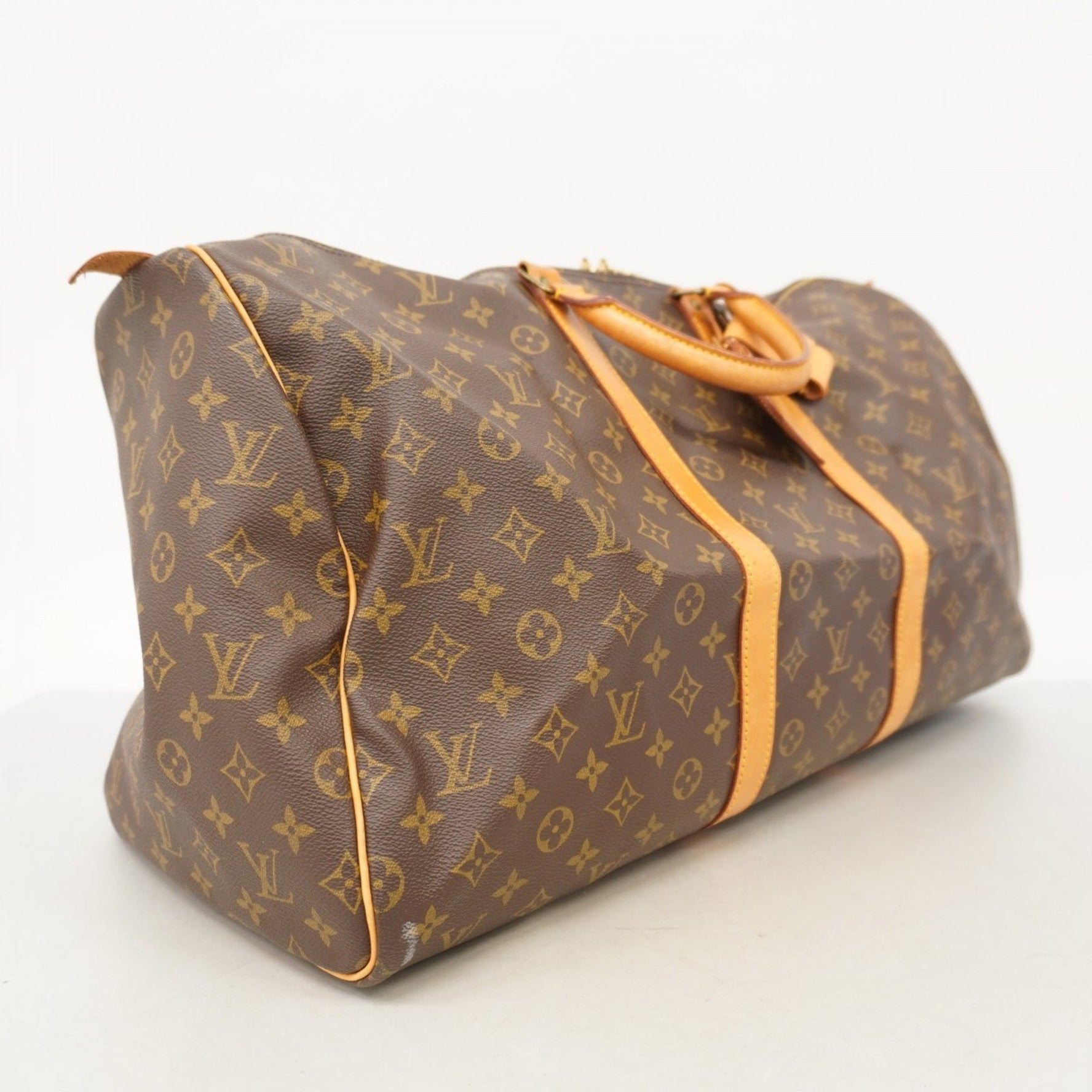 Louis Vuitton Monogram Keepall 55 Boston Bag Men's and