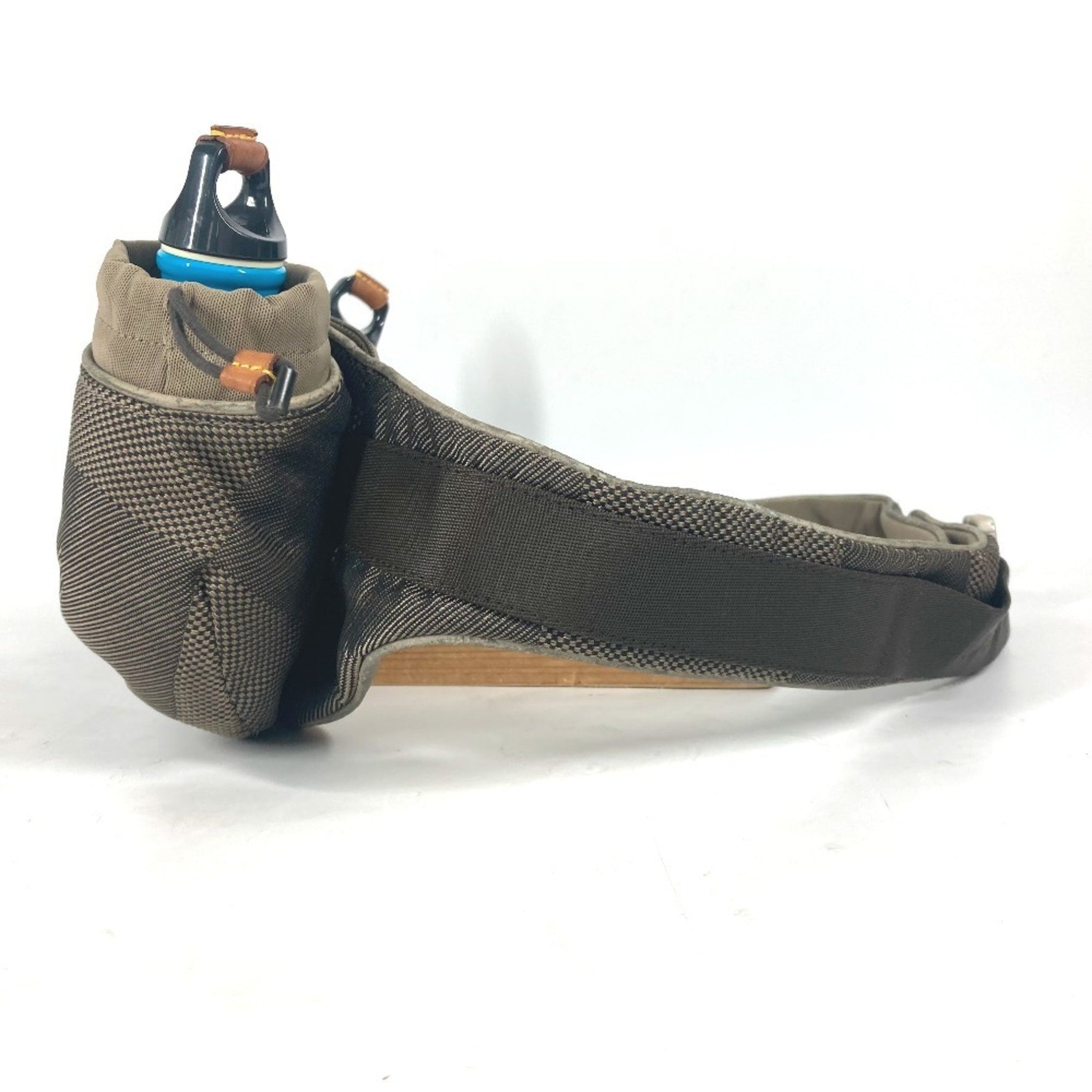Louis Vuitton Damier Geant Santur Jogging Belt Bag with 2 Water Bottles Body Canvas