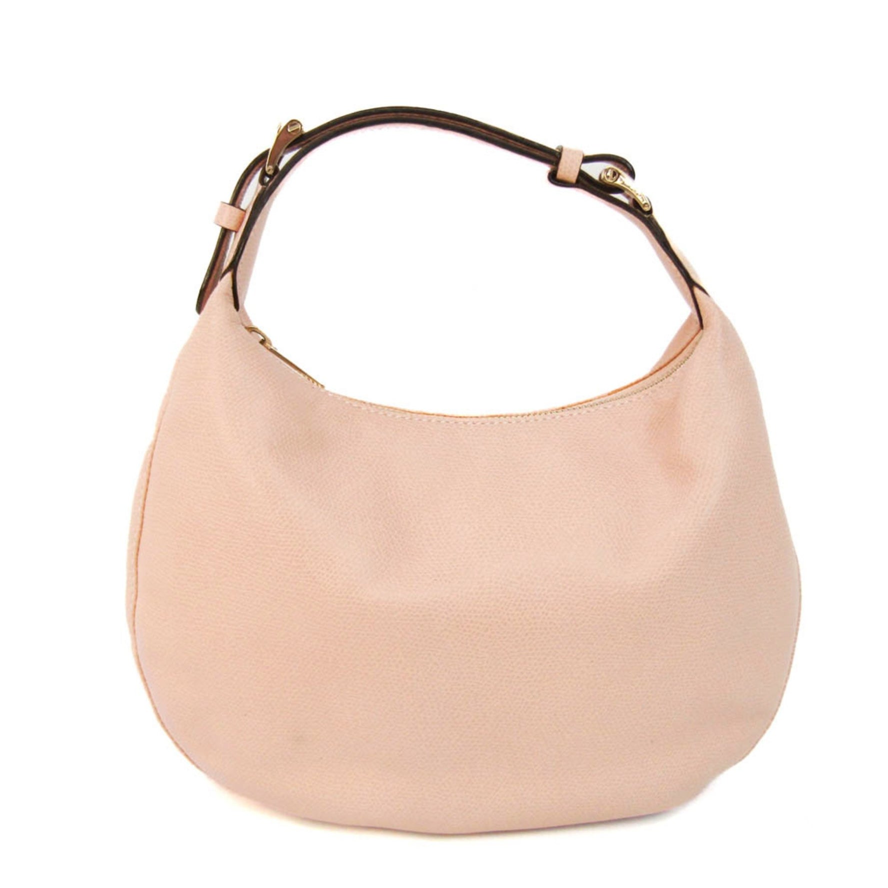 Valextra V5R25 Women's Leather Shoulder Bag Beige Pink,Light Pink