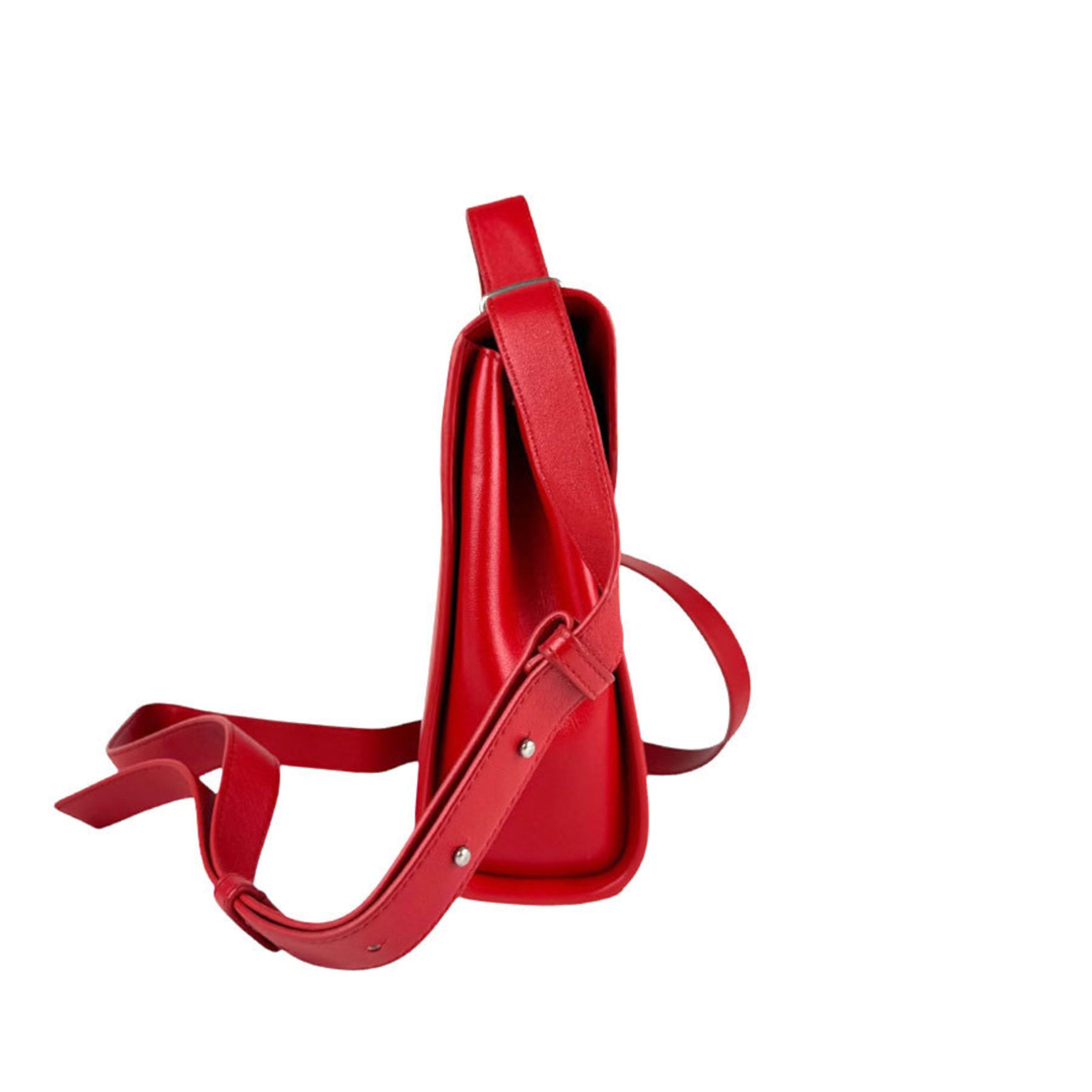 BOTTEGA VENETA Shoulder Bag The Clip Leather Red