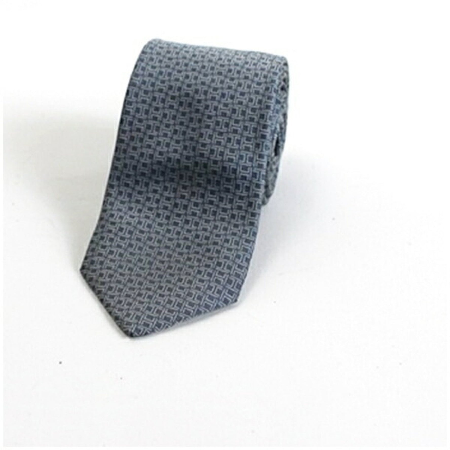 Hermes Hermès silk tie, H pattern, slim fit