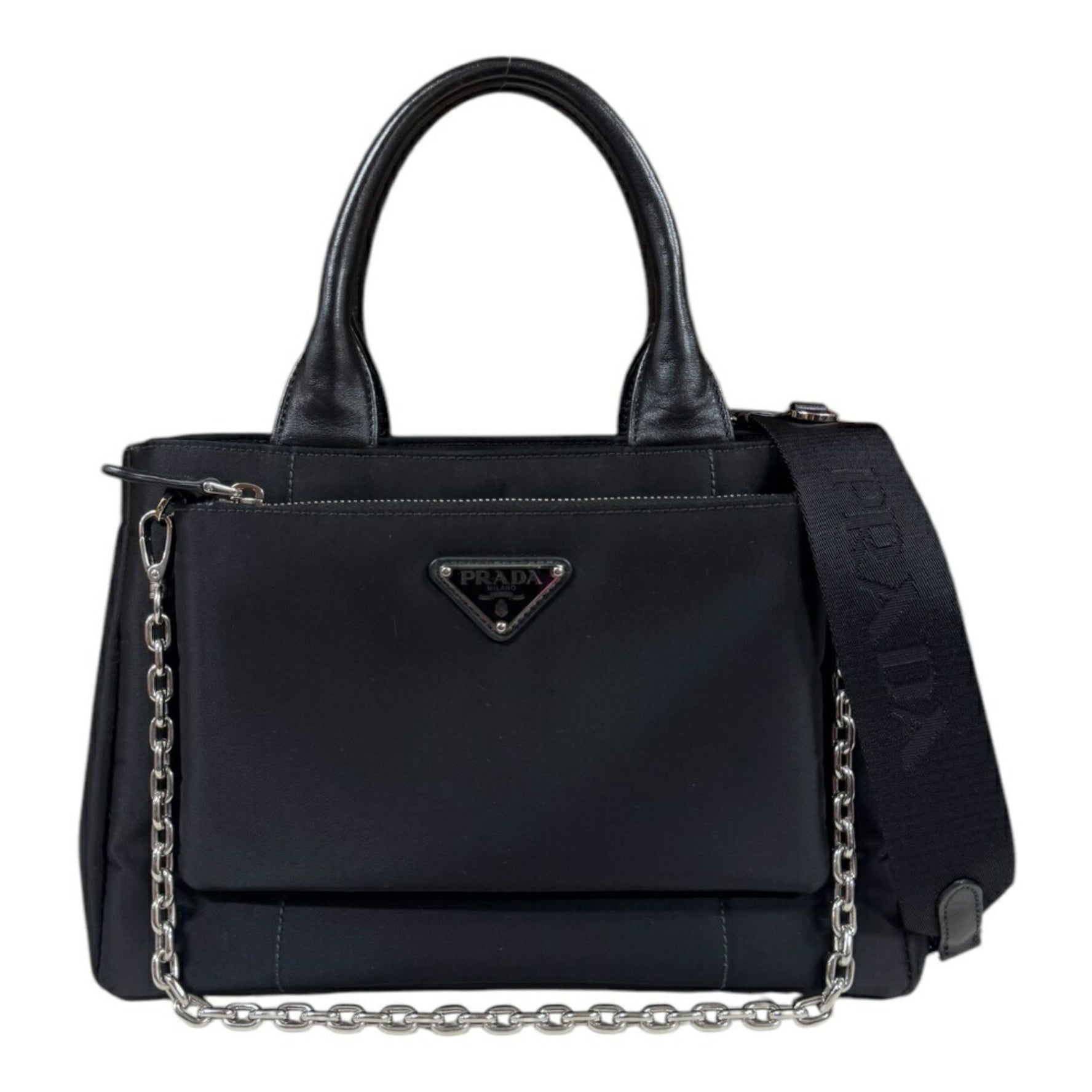 Prada Shoulder Bag Nylon Unisex