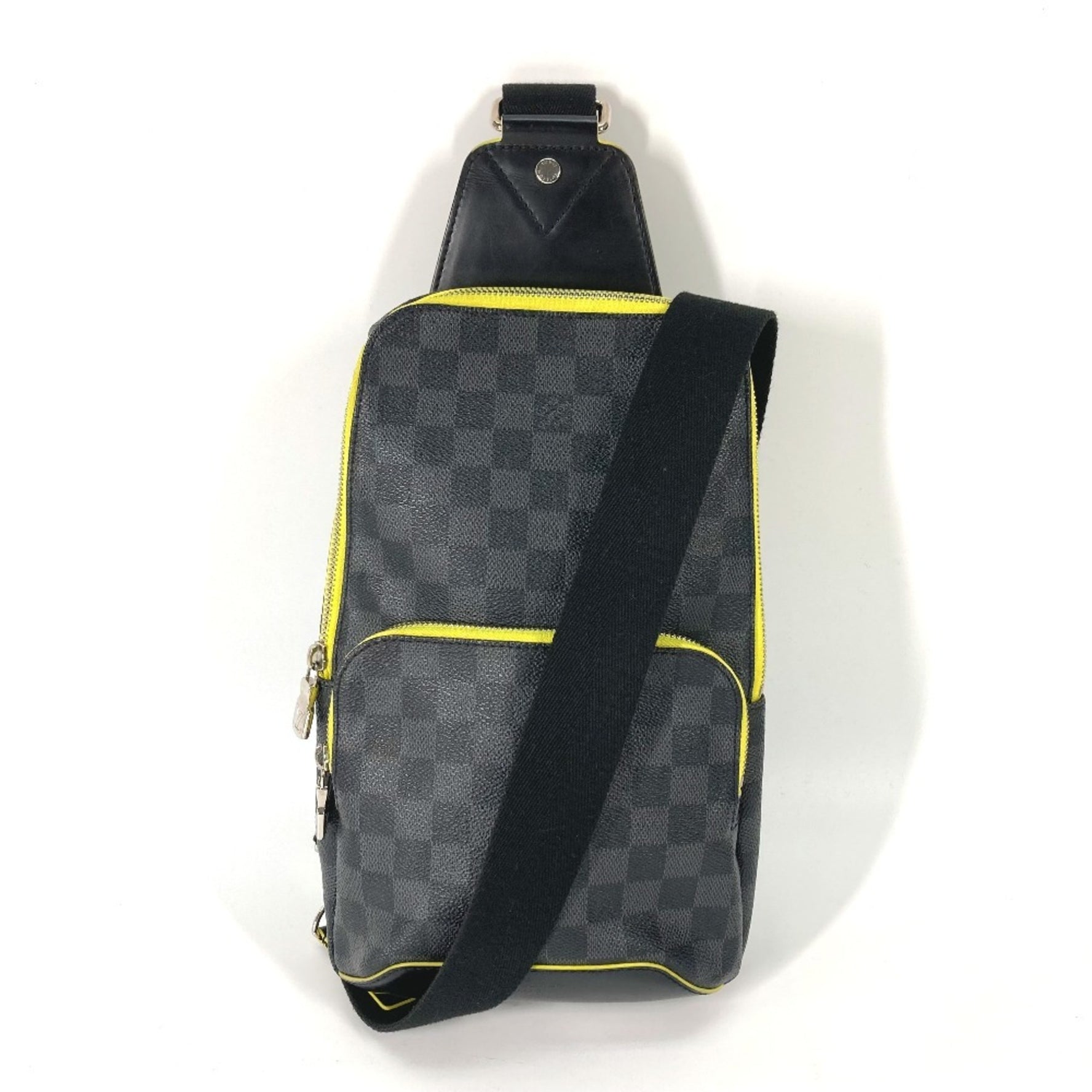 Louis Vuitton Damier Graphite Avenue Sling Bag Cross Body Shoulder Canvas Men's Black