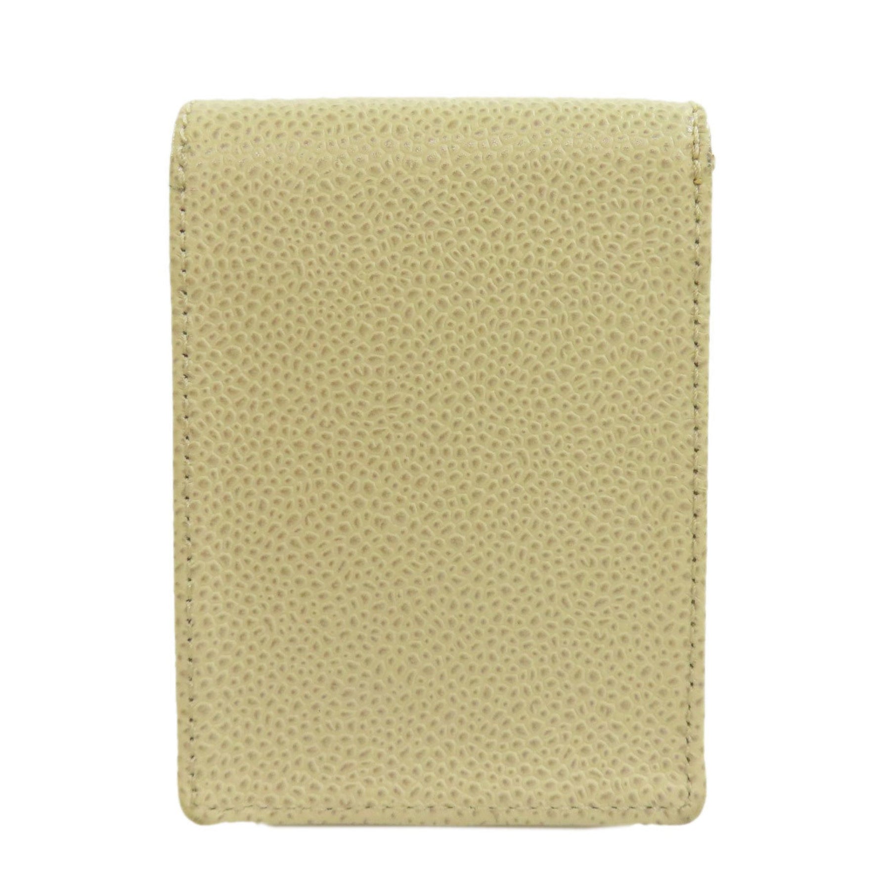 CHANEL Coco Mark Cigarette Case Grained Calfskin Women's