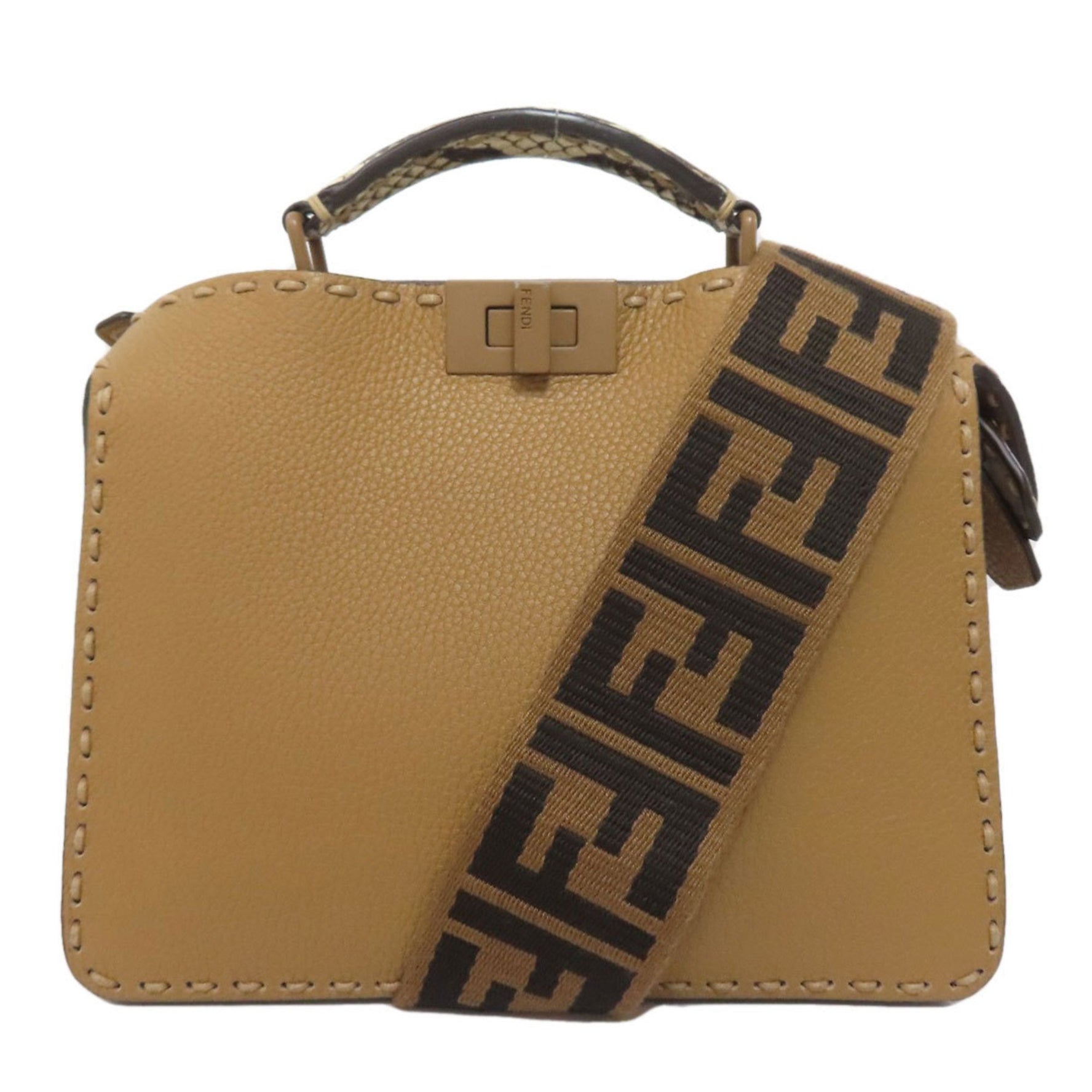 Fendi Peekaboo Selleria Handbag in Calfskin
