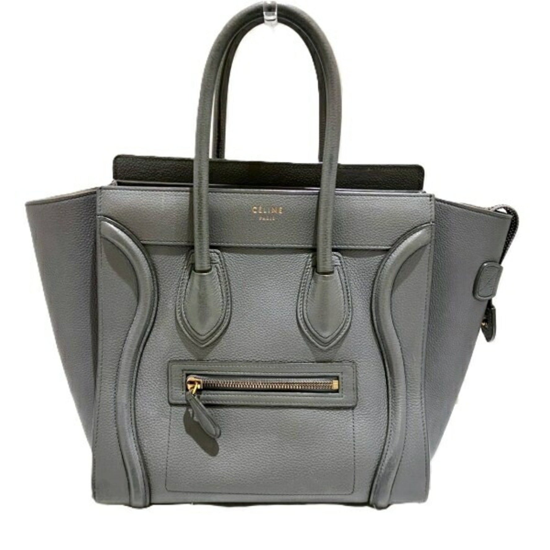 CELINE Luggage Micro Shopper Bag Handbag Tote