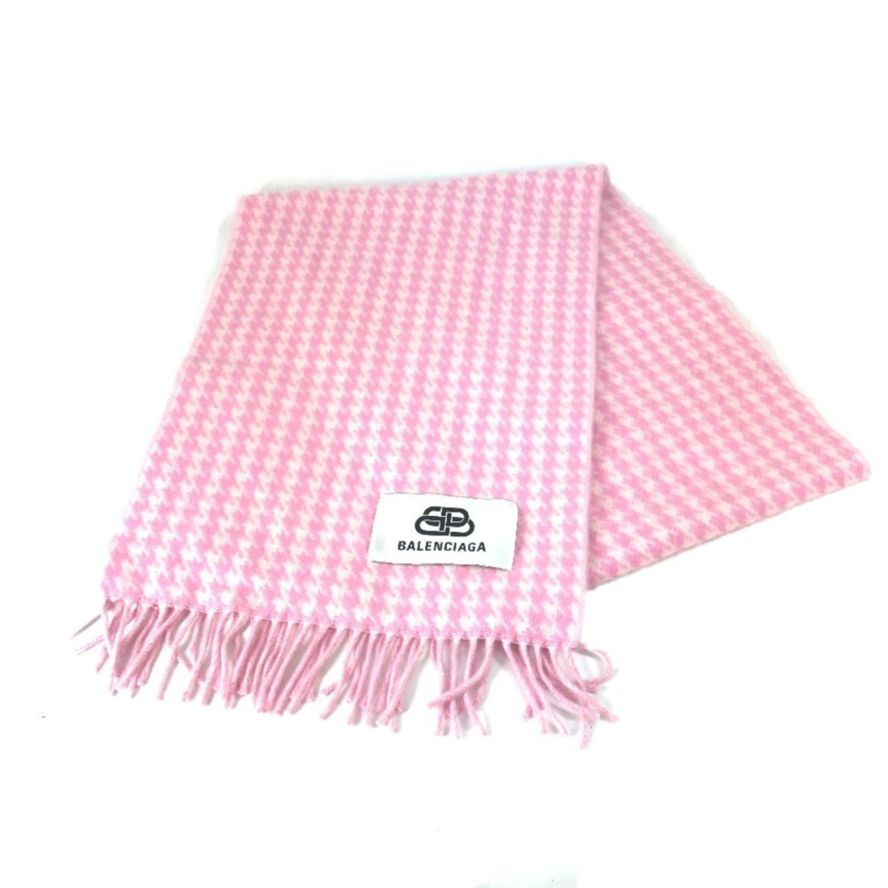 Balenciaga fringe Scarf White