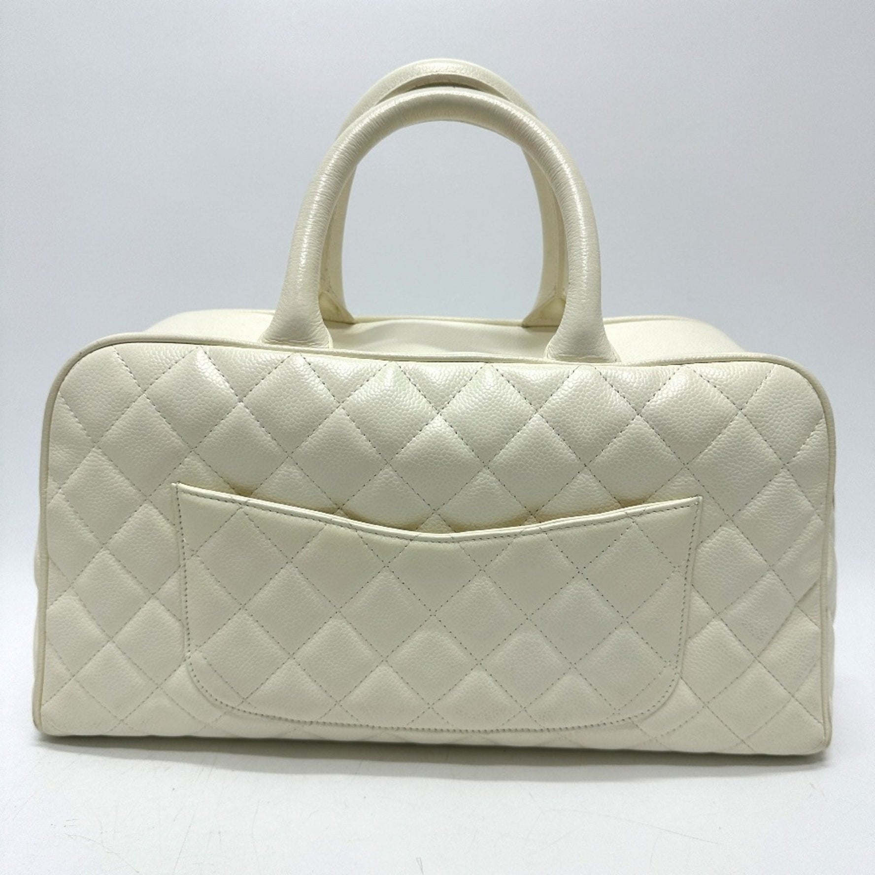 Chanel CC Mark Quilted Matelasse Bag Hand Bag
