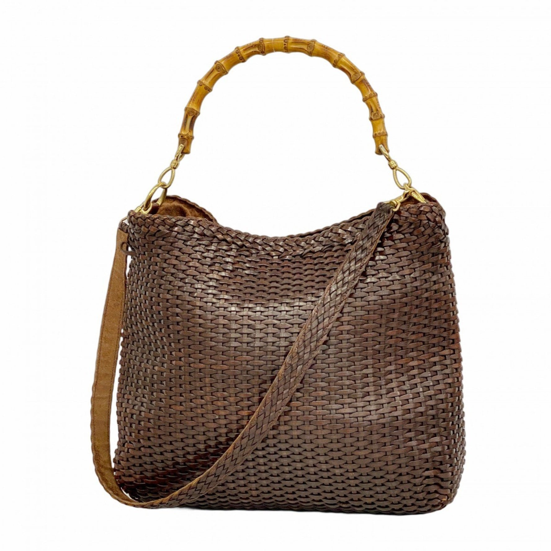 Gucci Bamboo Handbag 001 2404 1577 Leather Bag