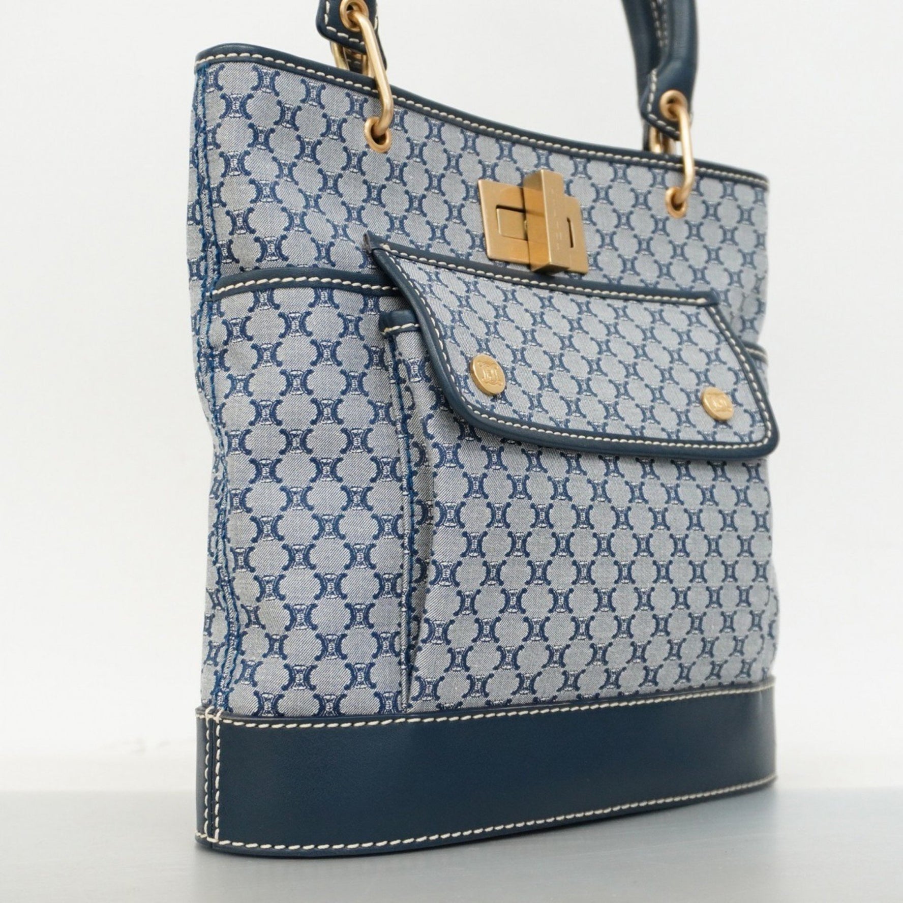 Celine tote bag in macadam canvas