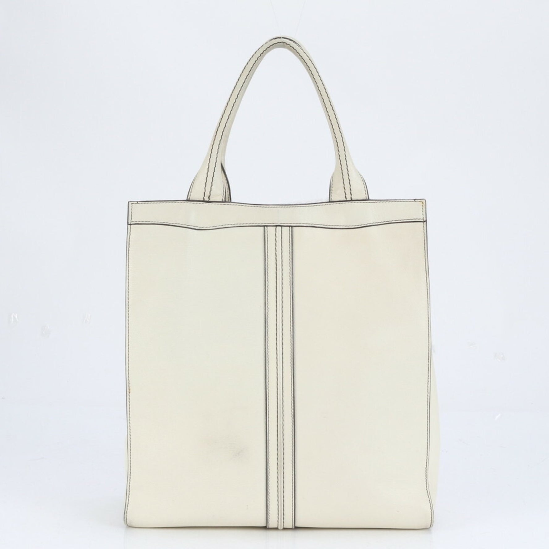 Valextra Medium Punch Leather Shoulder Bag Handbag for Women