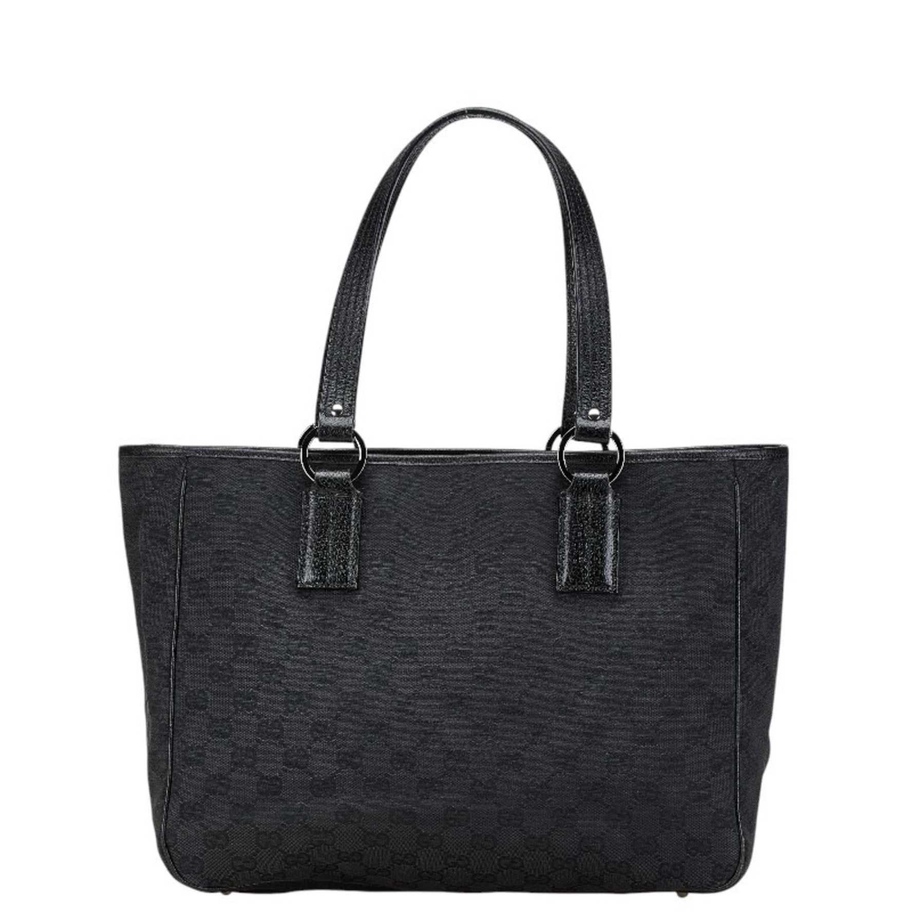 Gucci GG Canvas Tote Bag Shoulder Leather